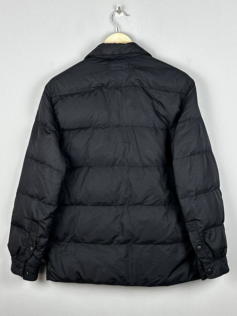 Armani Vintage Armani Jeans Black Nylon Quilted Down Puffer Jacket Size US M / EU 48-50 / 2 - 9 Thumbnail