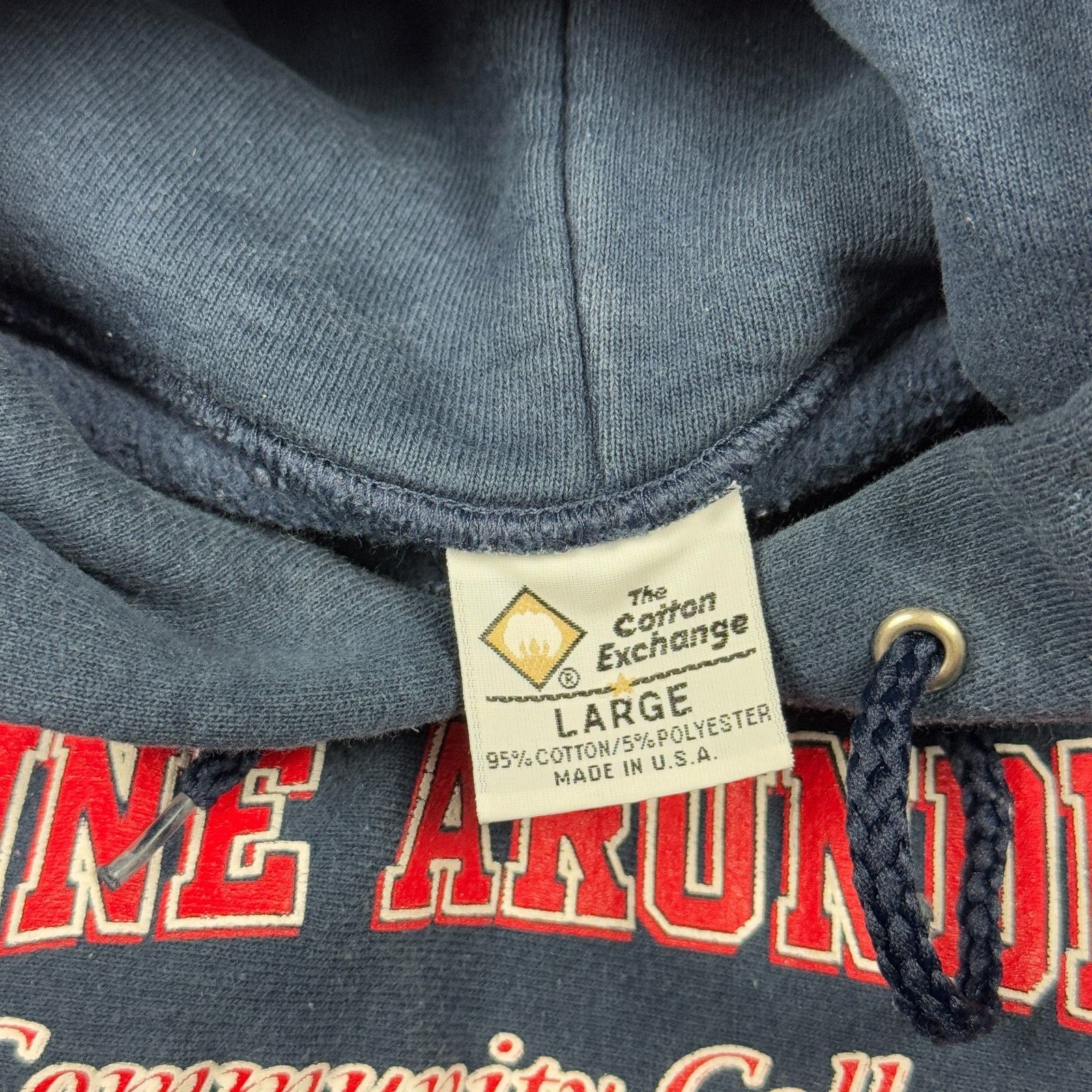 Vintage Vintage heavyweight hoodie Cotton Exchange 90s Made in USA L Size US L / EU 52-54 / 3 - 3 Thumbnail