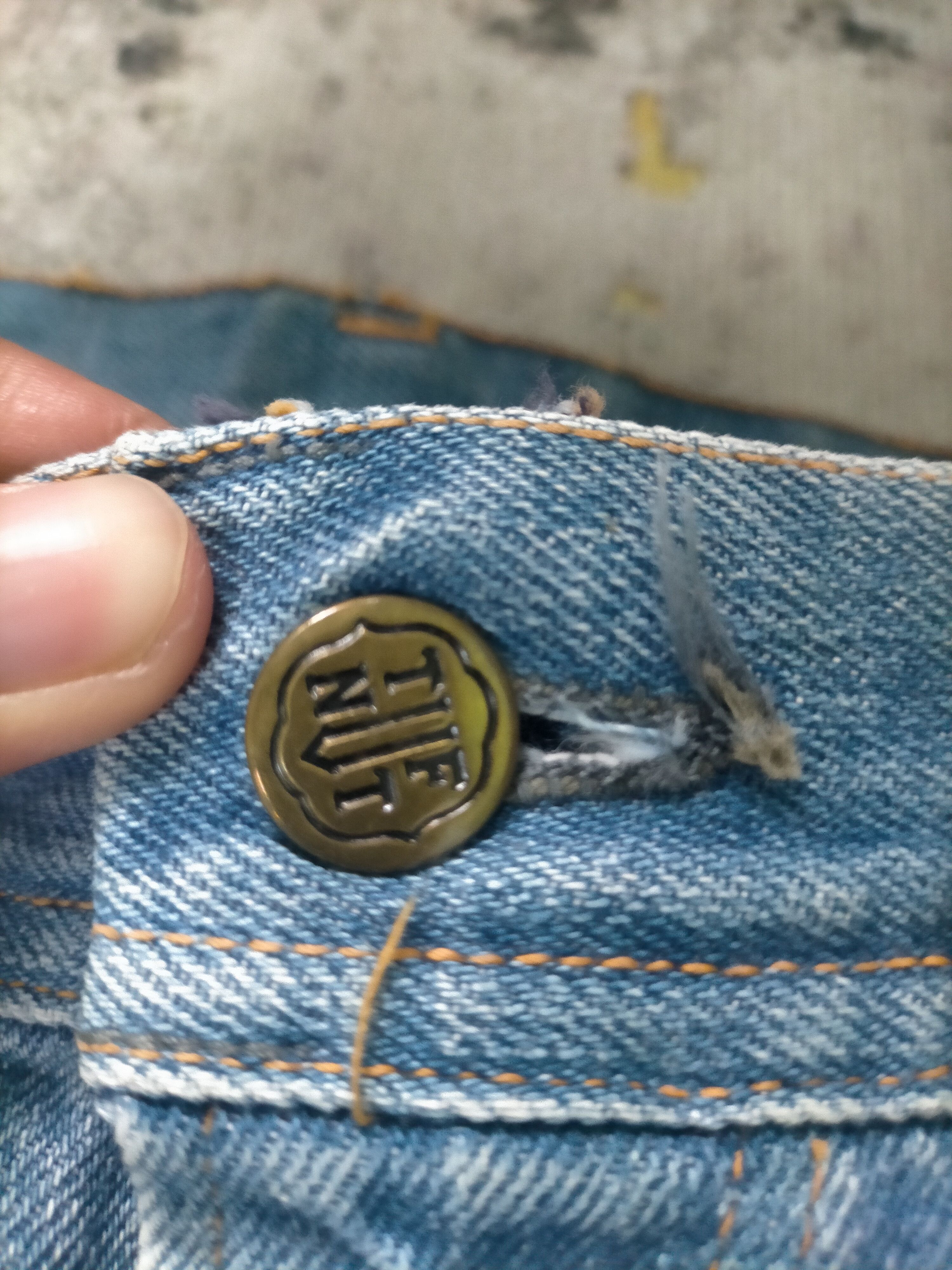 Levi's Rare Vintage 1960s Tuf Nut Flared Wash Jeans Size US 31 - 8 Thumbnail