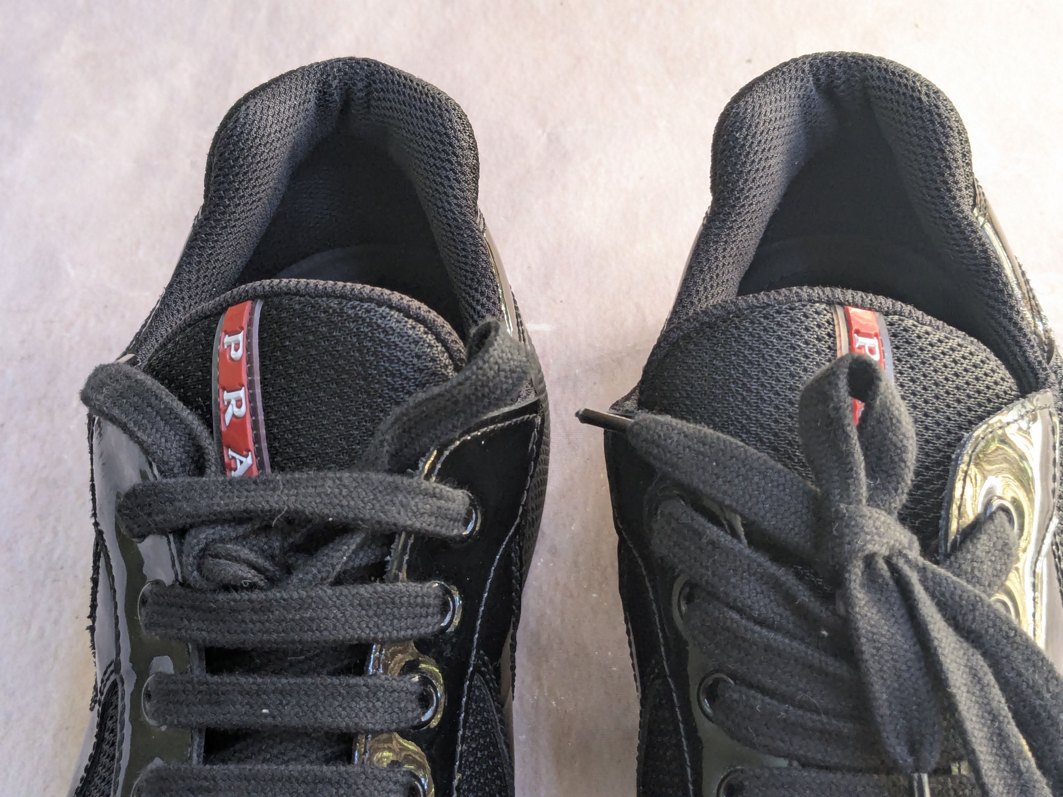 Prada Prada America's Cup Sneakers Red Black Patent 9 Low Size US 9 / EU 42 - 4 Thumbnail