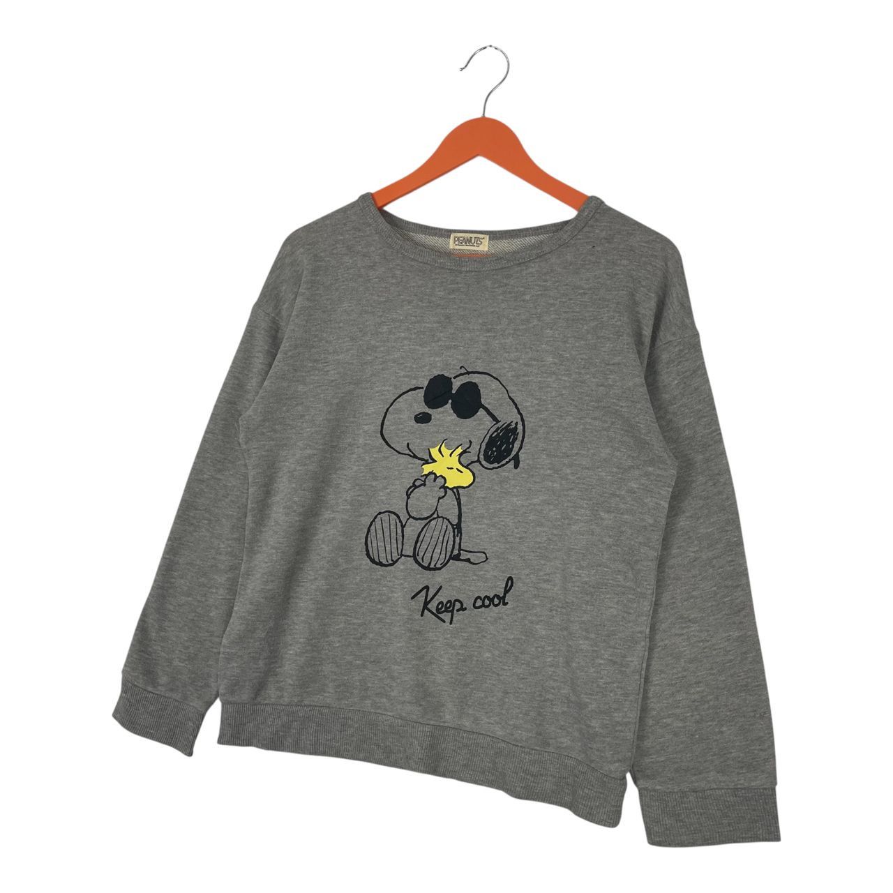 Peanuts Vintage Peanuts Snoopy Big Logo Pullover Crew Sweatshirt Size S / US 4 / IT 40 - 3 Thumbnail