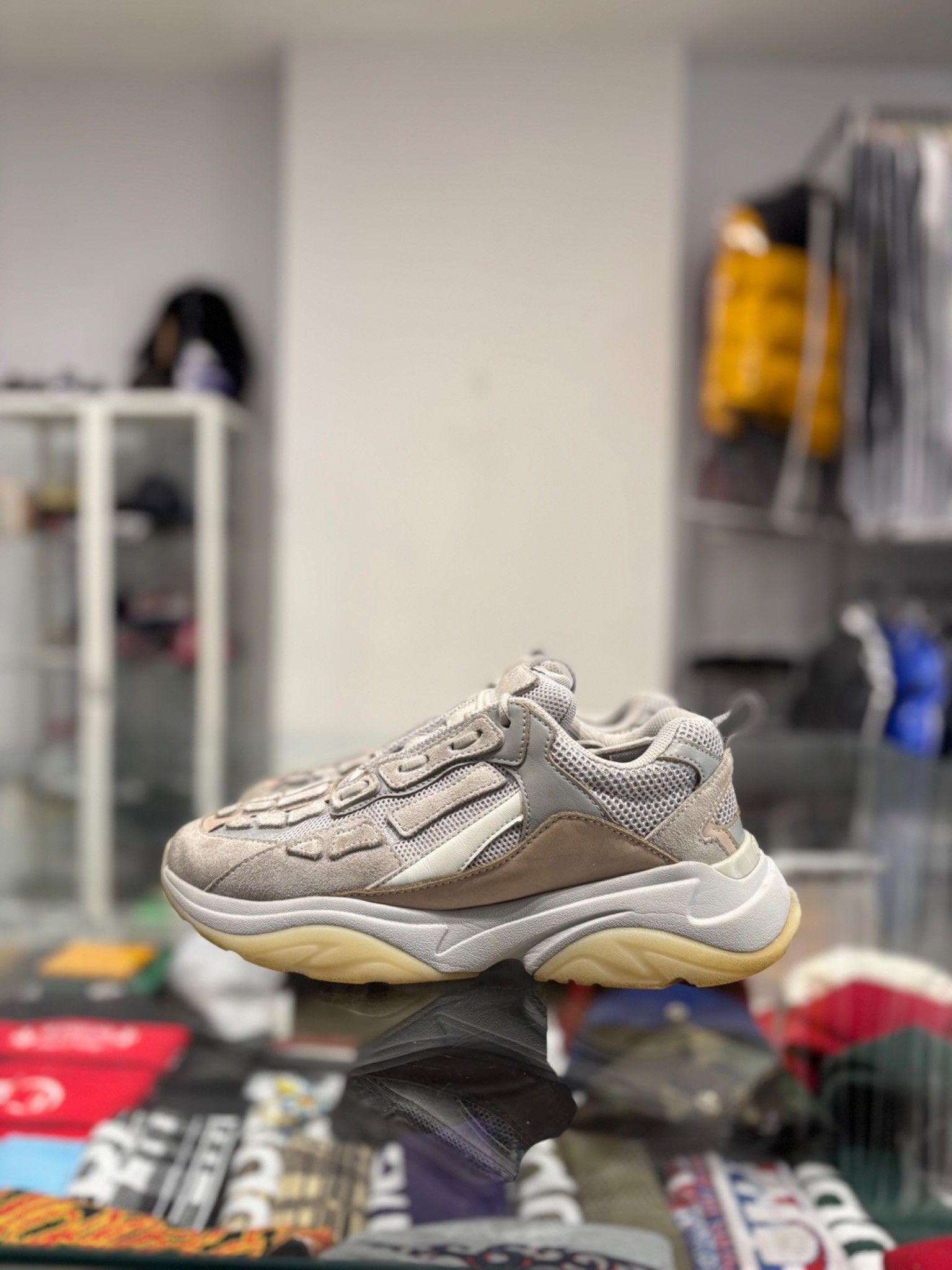 Amiri Amiri Bone Runner Grey Size US 9 / EU 42 - 2 Thumbnail