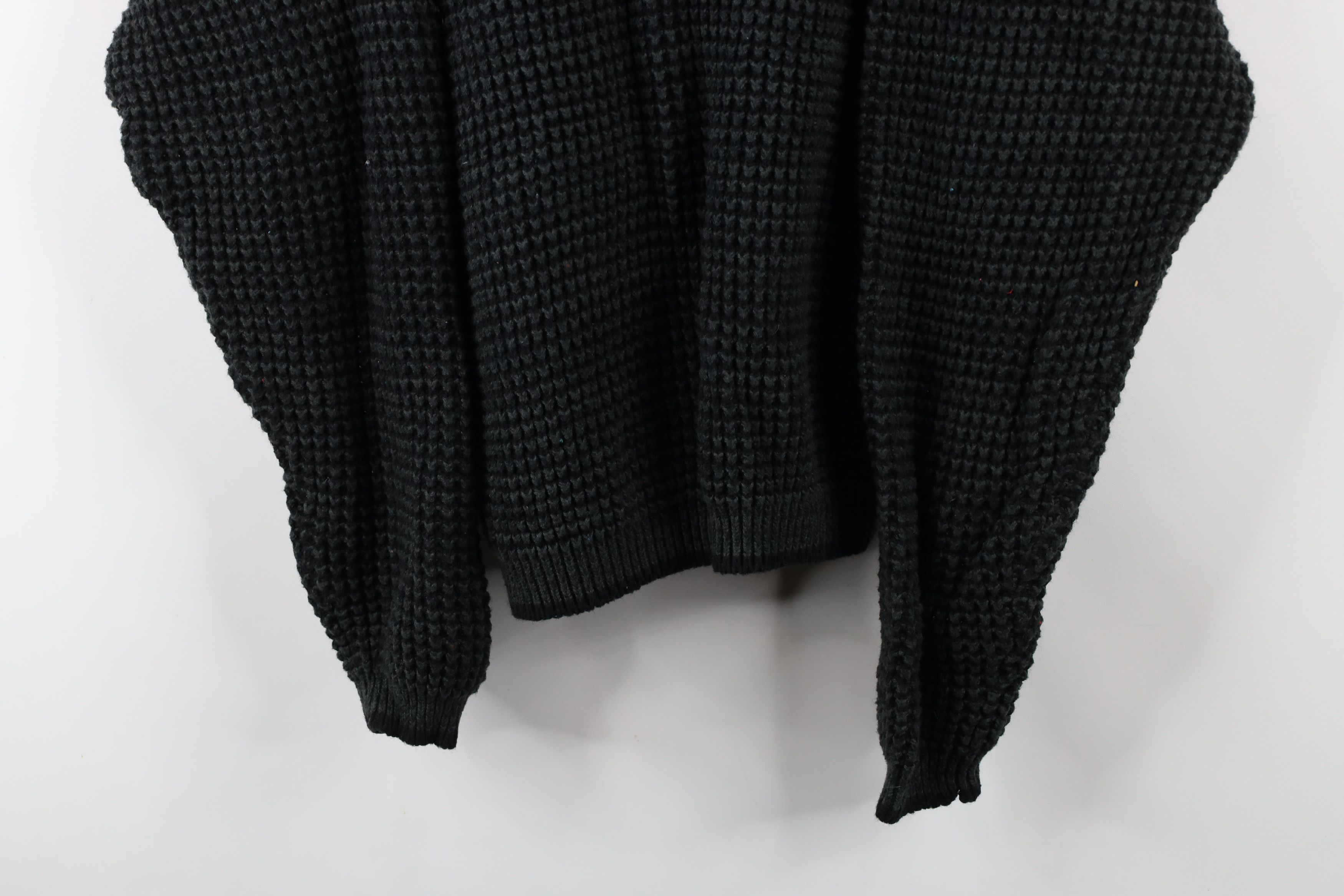 Vintage Vintage 90s Streetwear Textured Ribbed Knit Crewneck Sweater Size US L / EU 52-54 / 3 - 3 Thumbnail