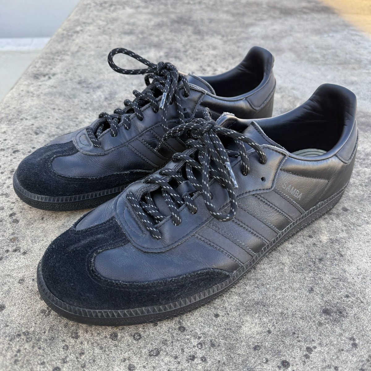 Adidas × Pharrell Adidas X Pharrell Samba Black Sneakers Size US 10.5 / EU 43-44 - 1 Thumbnail