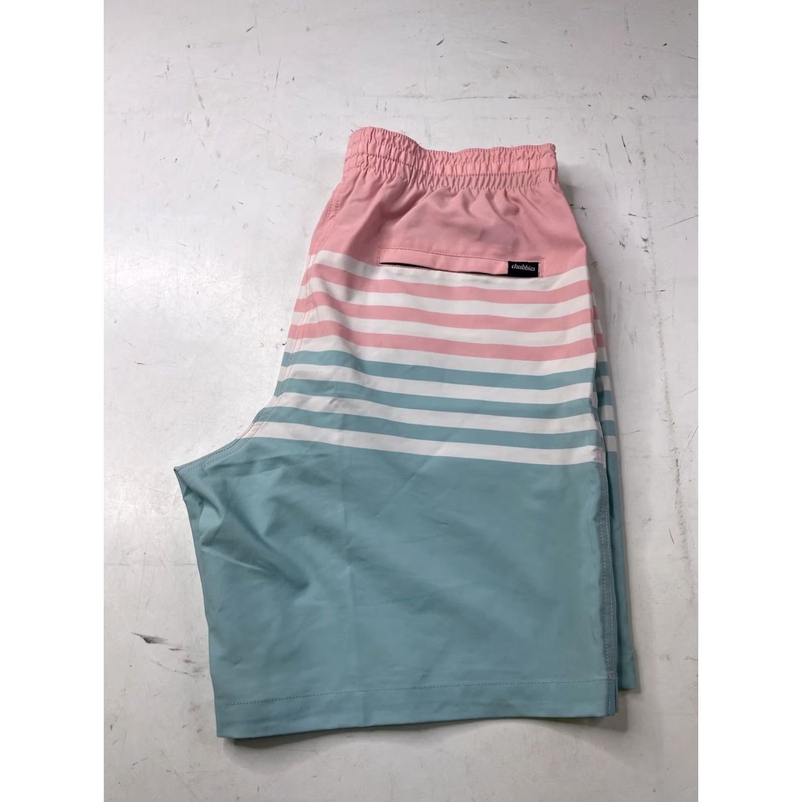 Chubbies Chubbies Men’s Trunks L Colorblock Stripes Lined 7” Inseam Size US 33 - 5 Thumbnail