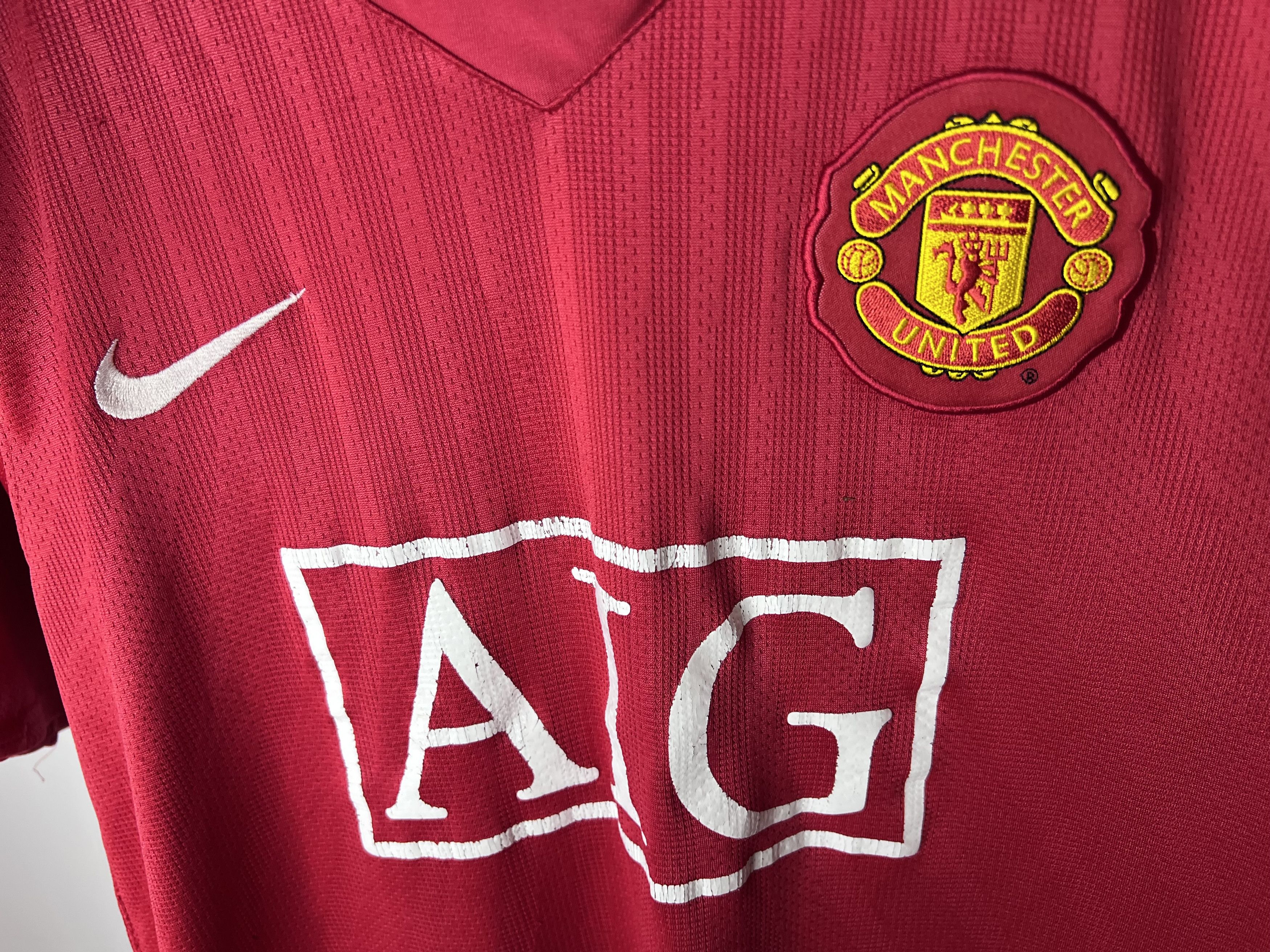 Nike NANI #17 MANCHESTER UNITED 2007 HOME FOOTBALL SHIRT SOCCER Size US L / EU 52-54 / 3 - 5 Thumbnail