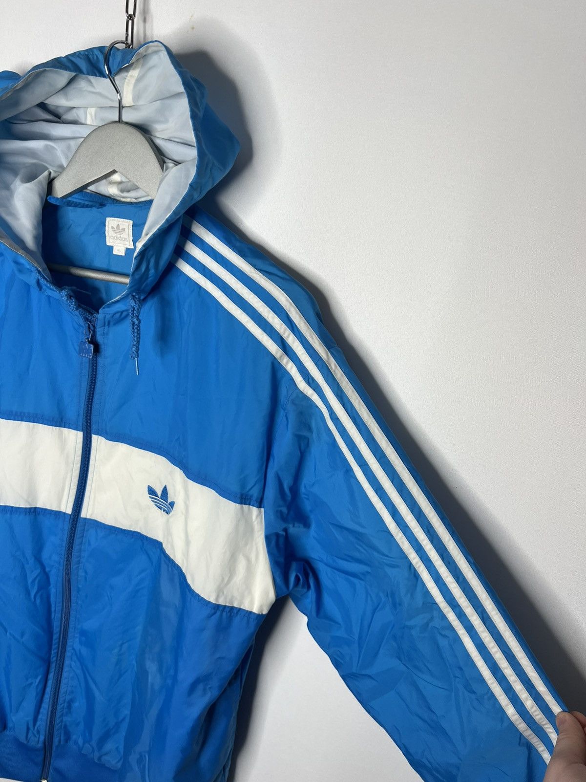 Adidas Vintage Adidas Firebird Full Zip Nylon Jacket Track Top Size US XL / EU 56 / 4 - 8 Thumbnail