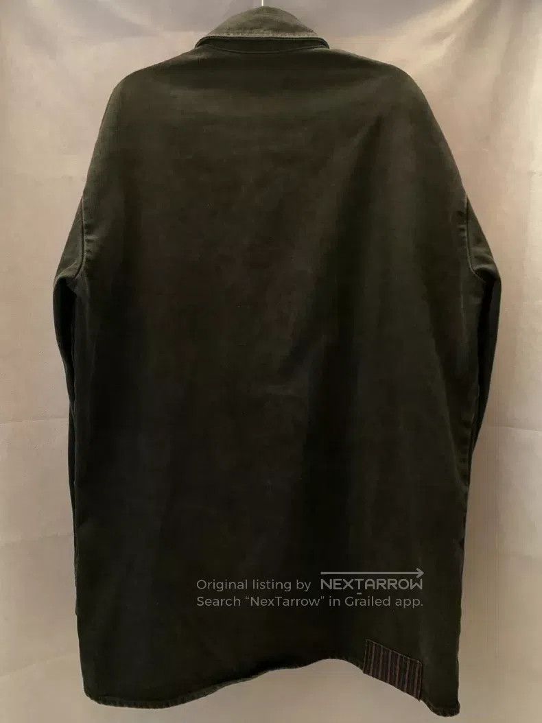 Raf Simons Raf Simons 20AW washed leather brand black denim jacket Size US L / EU 52-54 / 3 - 2 Thumbnail