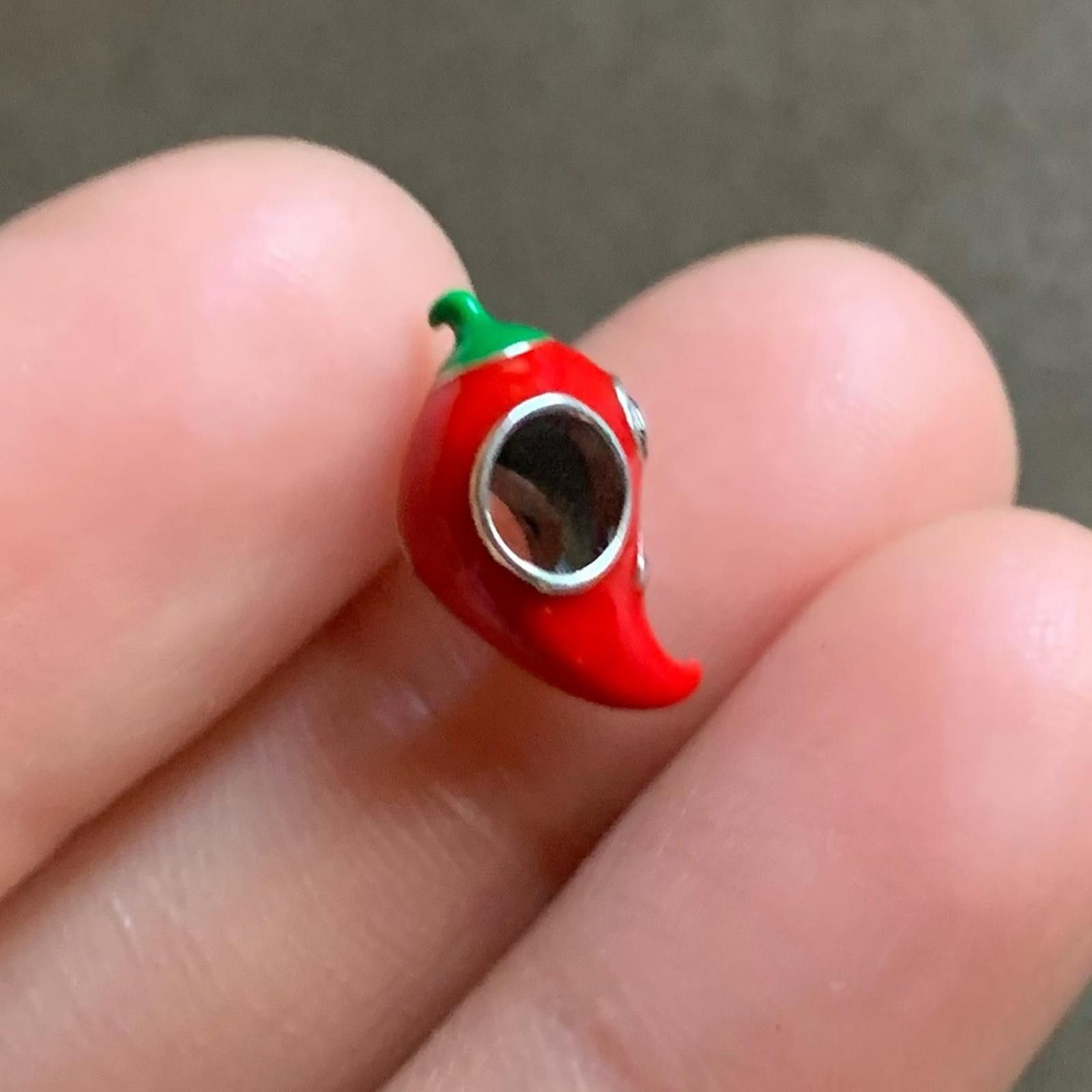 Other NWOT Red Hot Chili Pepper Charm Sterling Silver 925 Size ONE SIZE - 5 Thumbnail