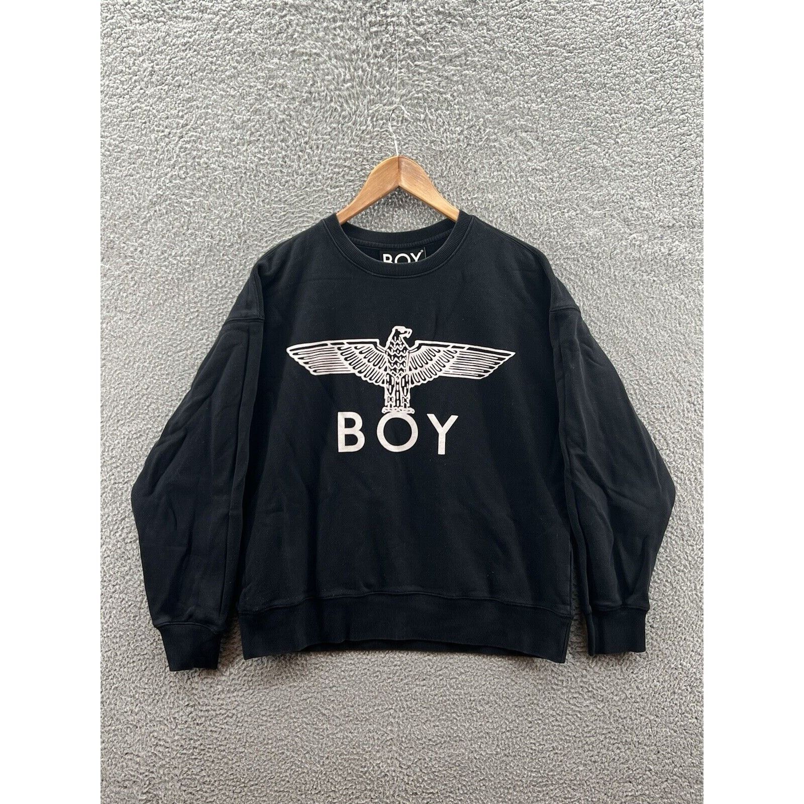 Boy London Boy London Logo Black Crewneck Sweatshirt Adult Size Large Size US L / EU 52-54 / 3 - 1 Thumbnail