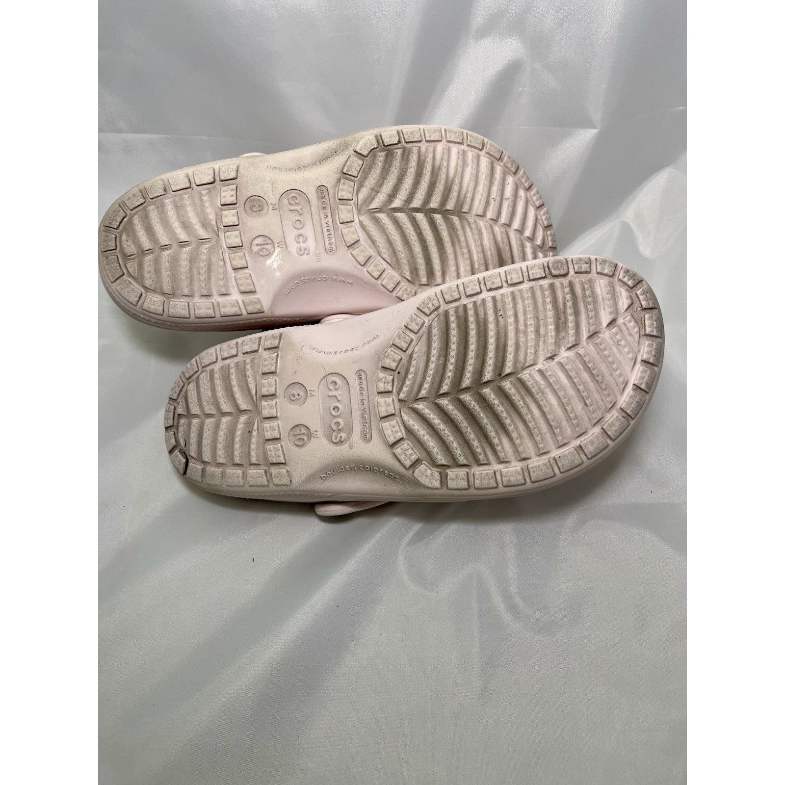 Crocs Crocs Clog Unisex Slip Pink Ultralight Water-Friendly Size US 10 / IT 40 - 6 Thumbnail