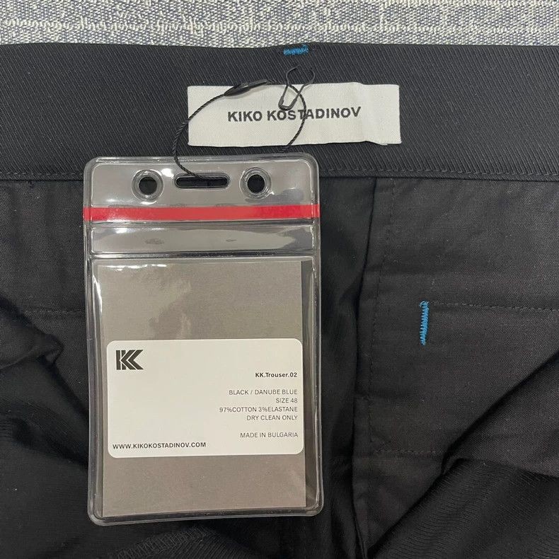 Kiko Kostadinov Kiko Kostadinov Size L21SS KK Trouser.02 Black, Blue Micro Size US 31 - 6 Thumbnail