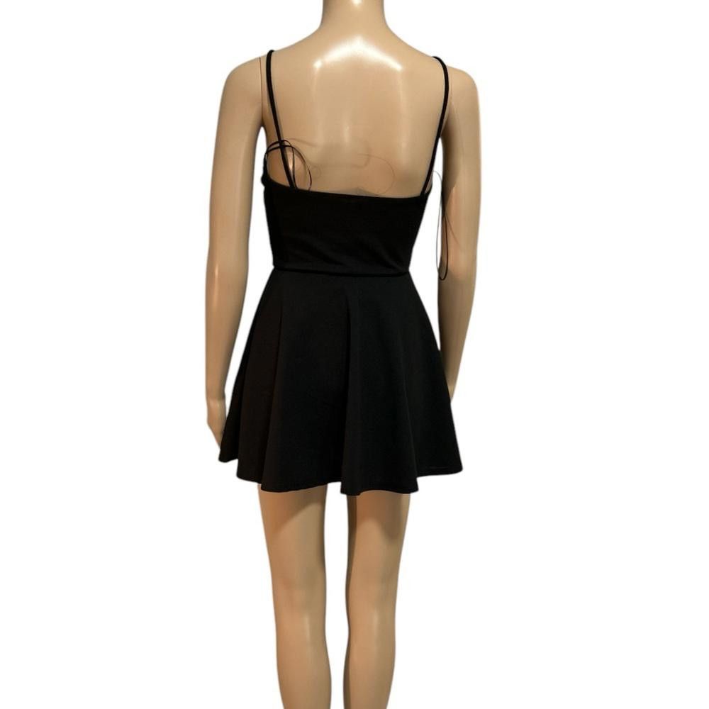 Other Black Sleeveless Dress with Bow Detail Size XS / US 0-2 / IT 36-38 - 3 Thumbnail