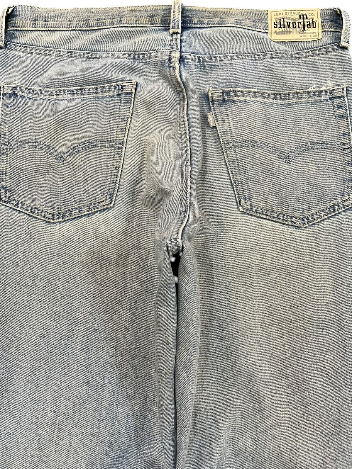 Levi's Levi’s Silvertab Baggy Loose Distressed Denim Size US 35 - 7 Thumbnail