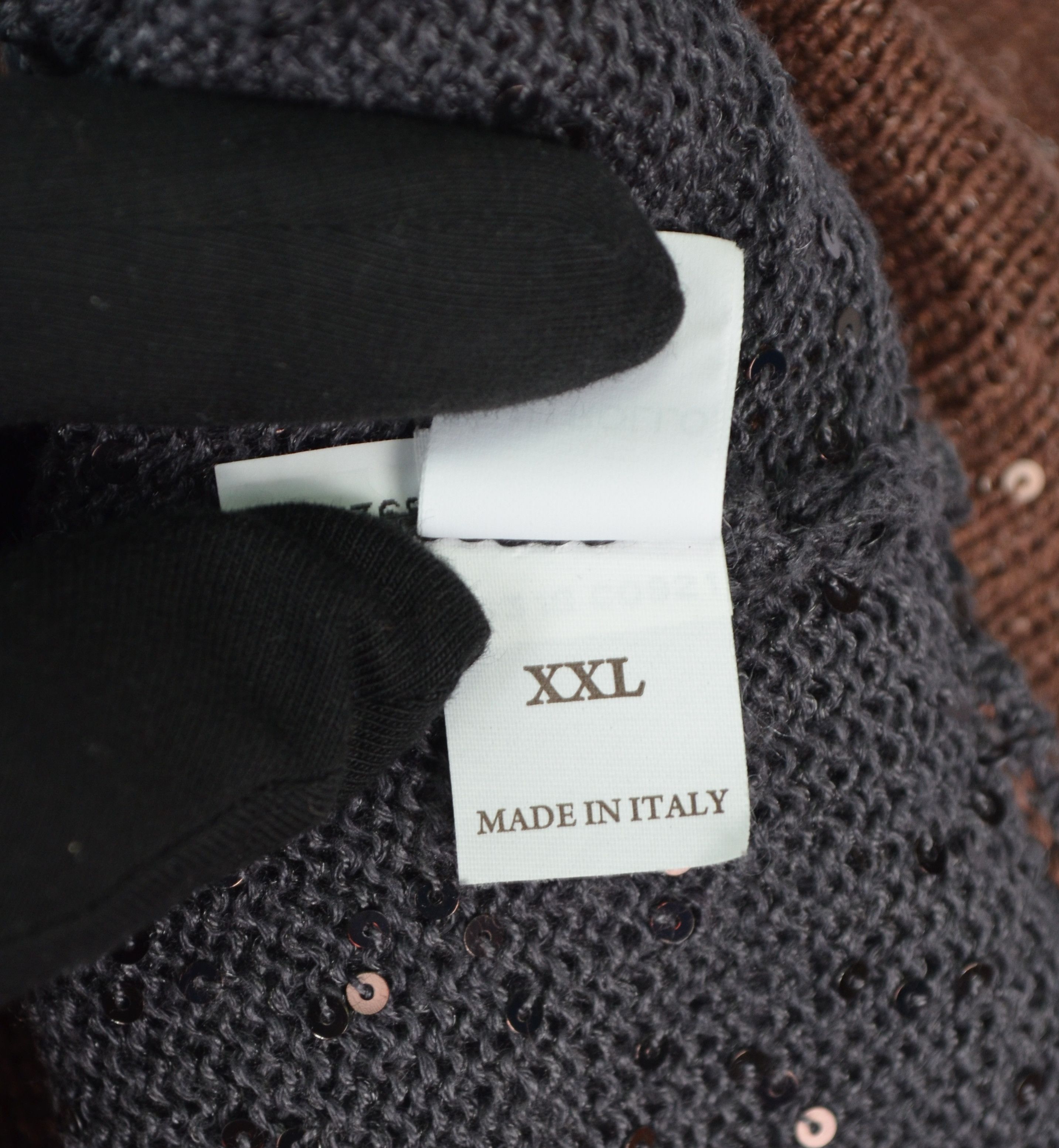 Brunello Cucinelli × Designer Brunello Cucinelli Sequin Linen\Silk Brown Grey Sleeveless Size XXL / US 16-18 / IT 52-54 - 21 Thumbnail
