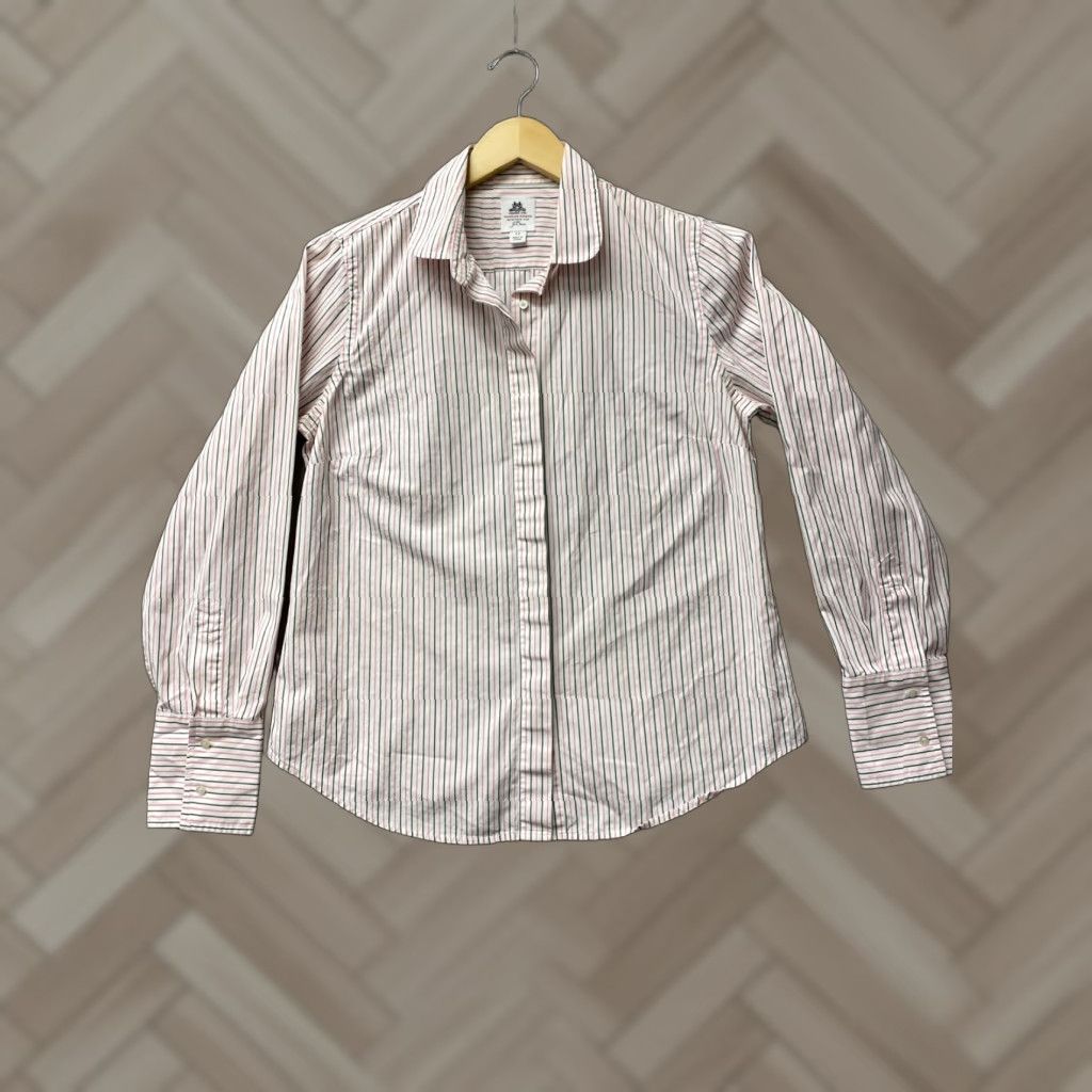 J.Crew J. Crew Button Shirt Women's 12 Multicolor Striped Long Sleeve Casual Workwear Button-Up Shirts Mens? Size XL / US 12-14 / IT 48-50 - 1 Thumbnail