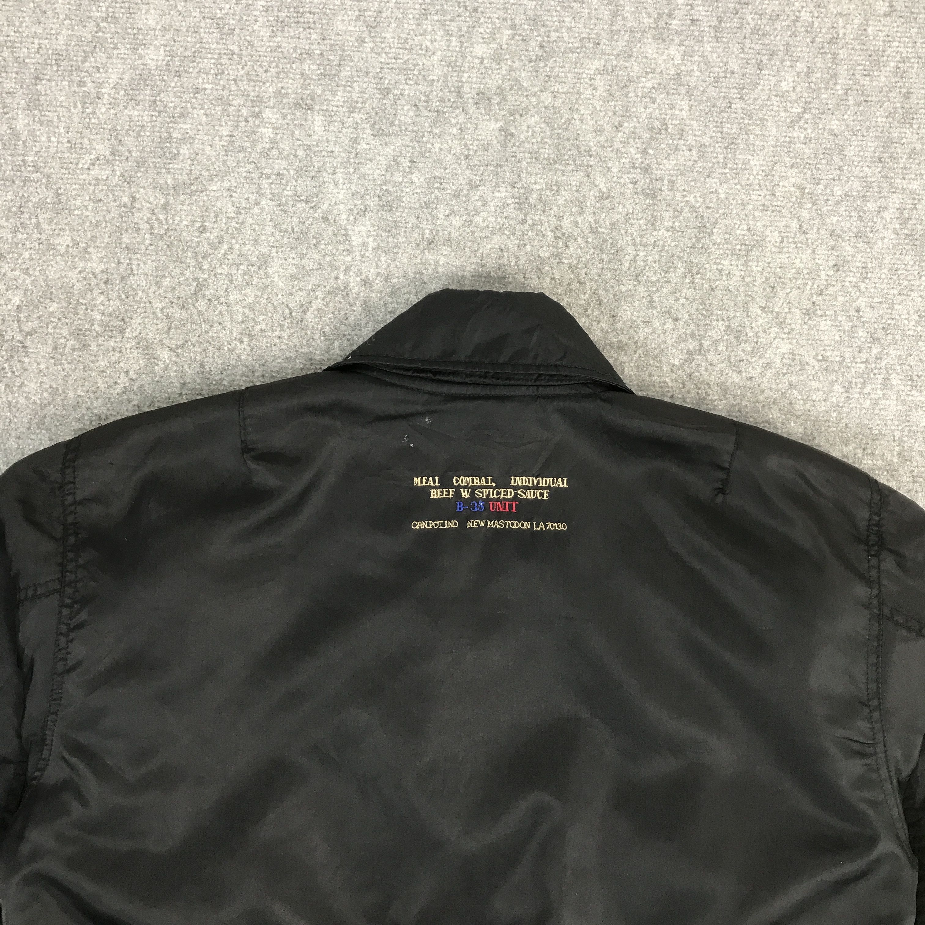 Japanese Brand MEAL COMBAT INDIVIDUAL MA-1 BOMBER JACKET Size US M / EU 48-50 / 2 - 4 Thumbnail