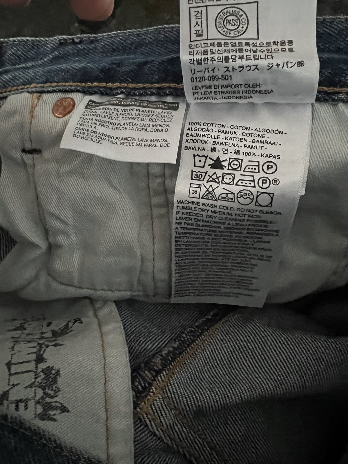 DENIM TEARS Denim Tears “Dark wash” ss21 Size US 32 / EU 48 - 7 Thumbnail
