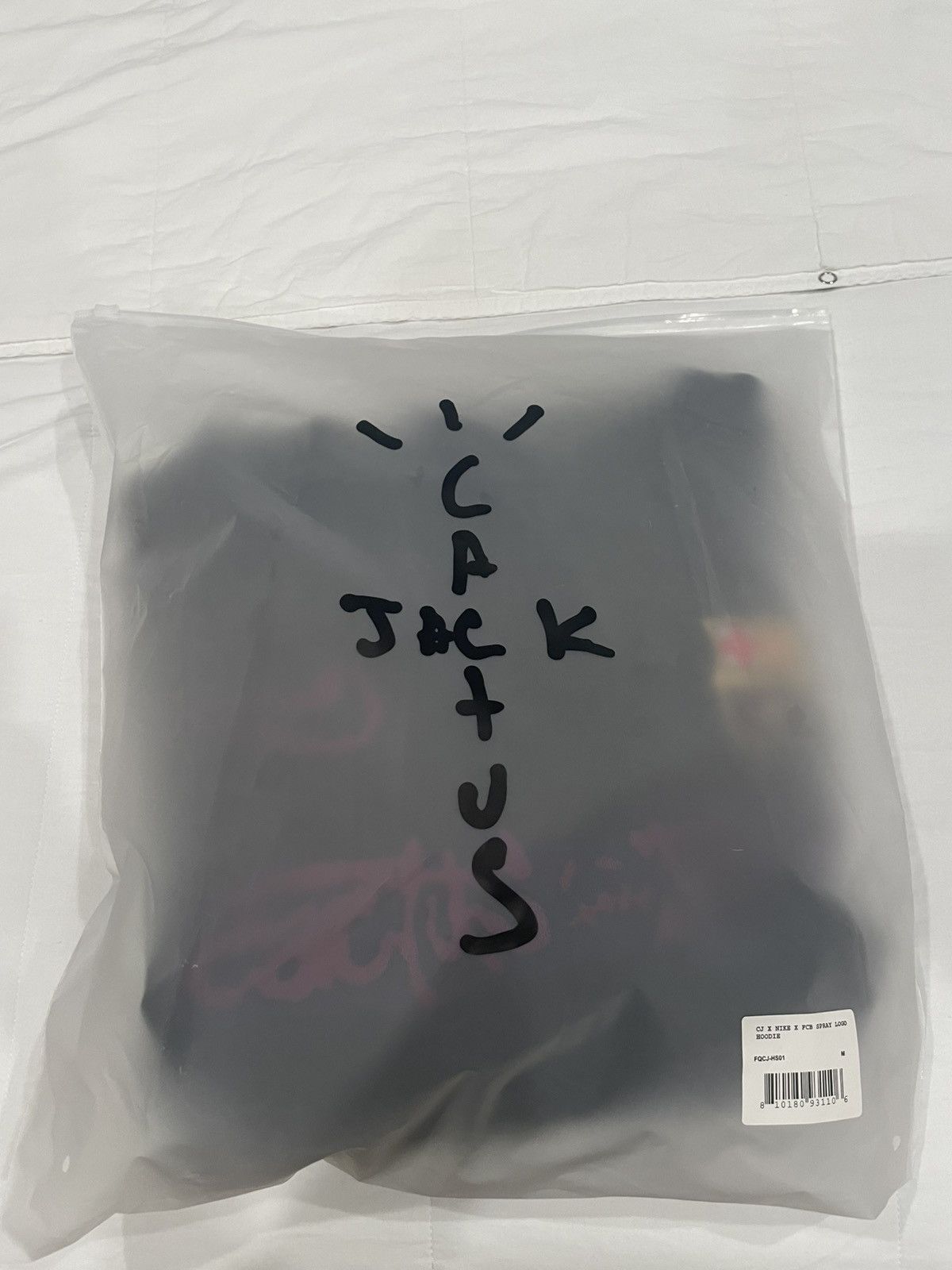 Travis Scott CJ X NIKE X FCB Spray Logo Hoodie Size US M / EU 48-50 / 2 - 1 Thumbnail