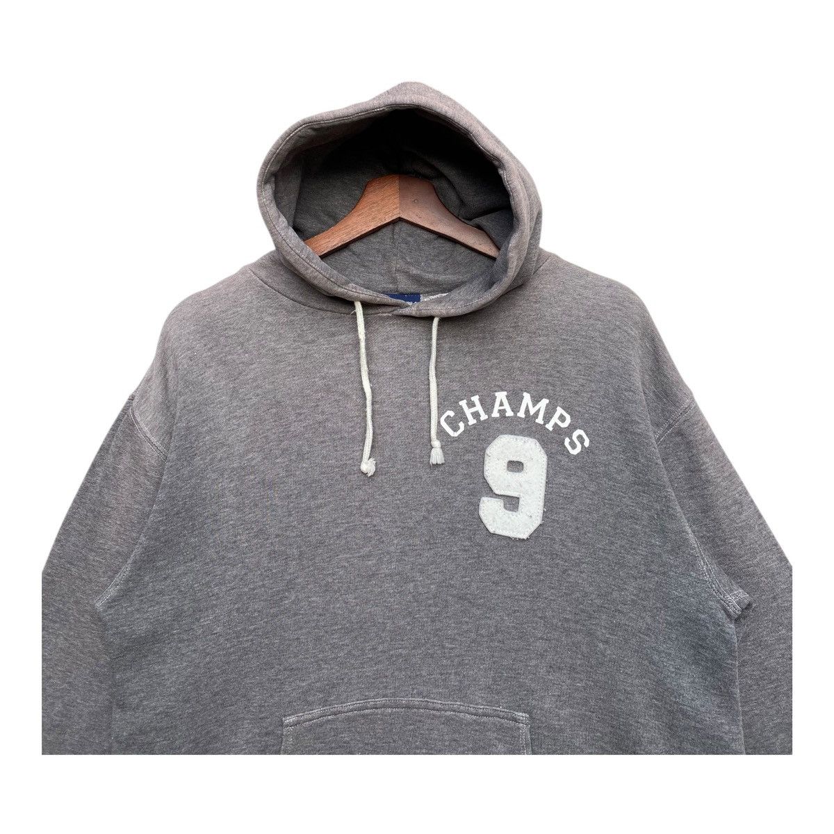 Champion × Vintage Vintage Champion Hoodie Champs 9 Pullover Jumper Size M Size US M / EU 48-50 / 2 - 2 Thumbnail