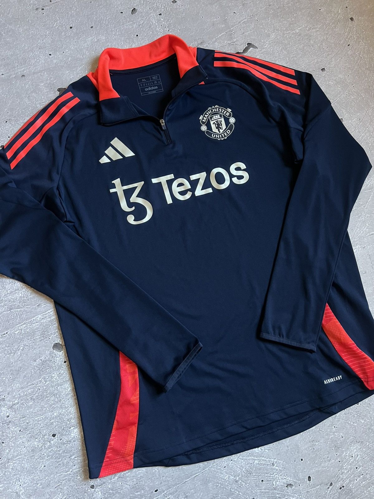 Adidas Men's Wind Top Navy 2024 Manchester United Jersey New XL Size US XL / EU 56 / 4 - 1 Thumbnail