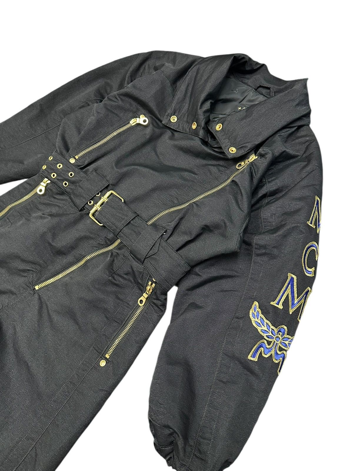 MCM Vintage MCM Ski Jumpsuit Spell Out Riri Zipper Size US 38 / EU 54 - 2 Thumbnail
