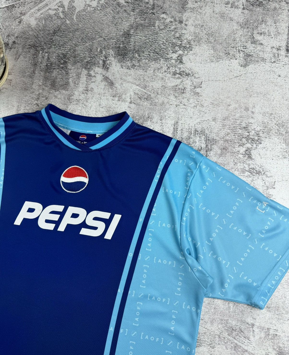 Pepsi RARE Pepsi X AOF Art Of Football 90S Jersey Y2K T Shirt Tee Size US M / EU 48-50 / 2 - 7 Thumbnail