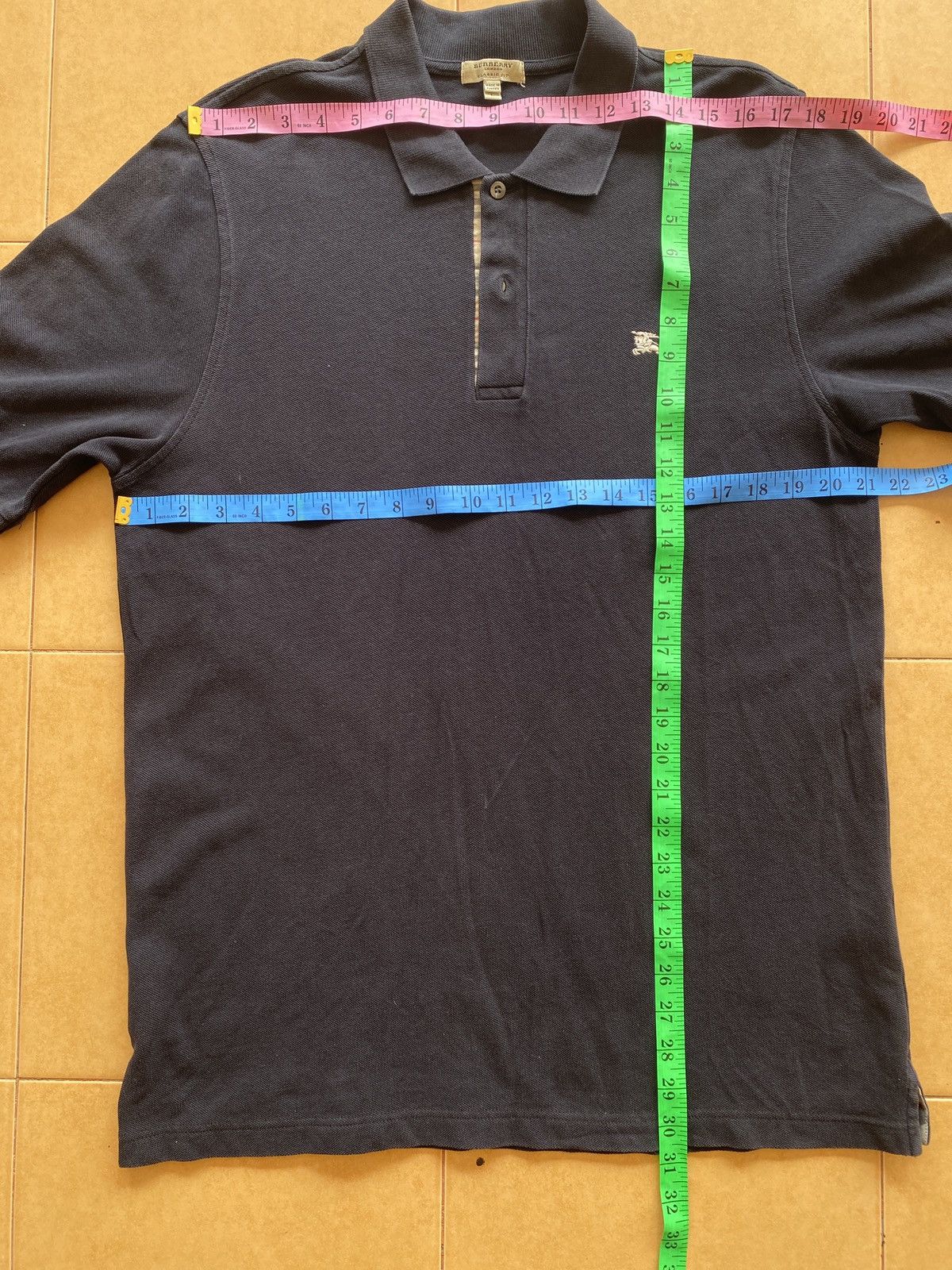Burberry Burberry Polo Shirt x Vintage Size US L / EU 52-54 / 3 - 14 Thumbnail