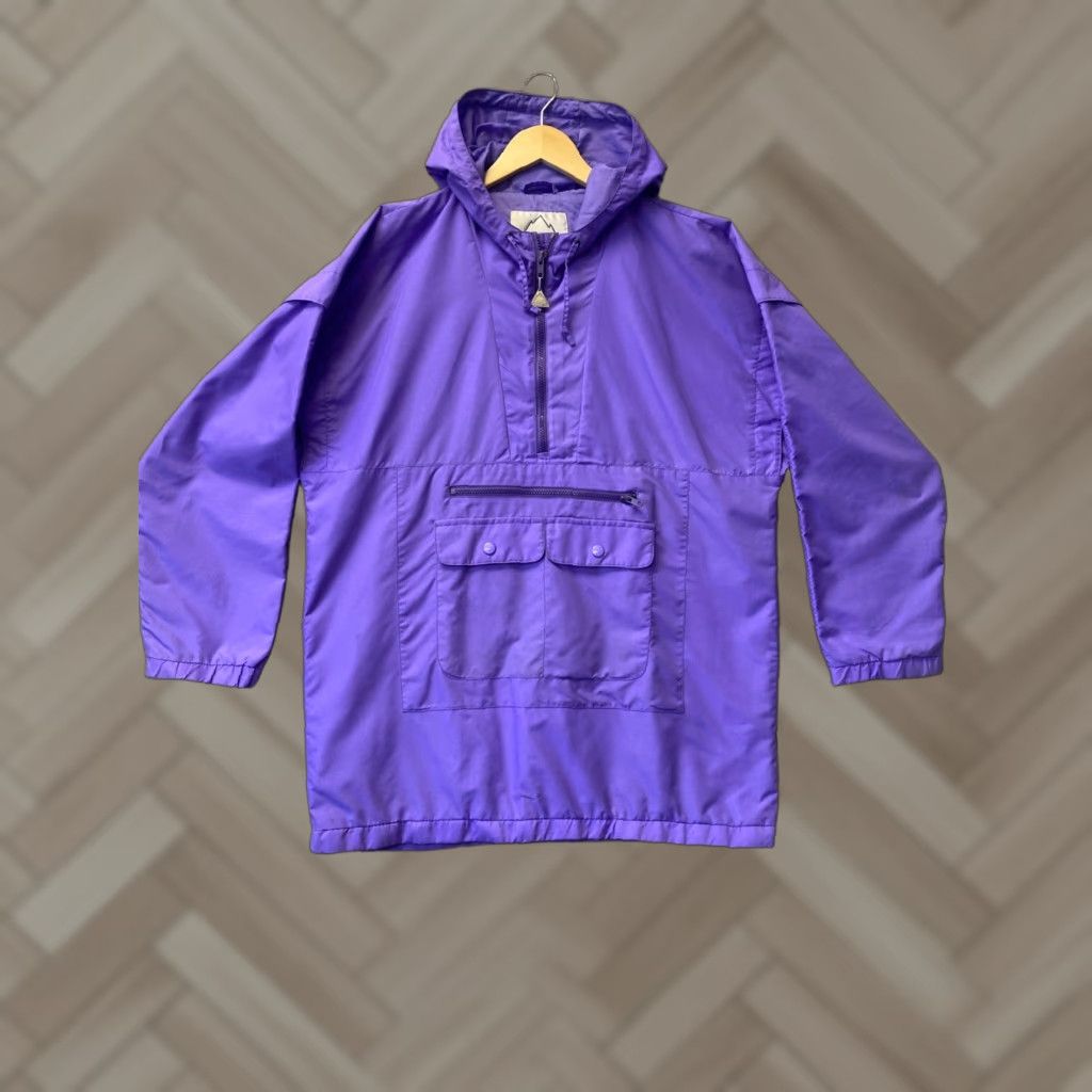 Vintage VINTAGE Anorak Snuggler Windbreaker Jacket Women’s 12 Purple Nylon Zip Hooded 90s 80s Theme Mens Womens Size XL / US 12-14 / IT 48-50 - 1 Thumbnail