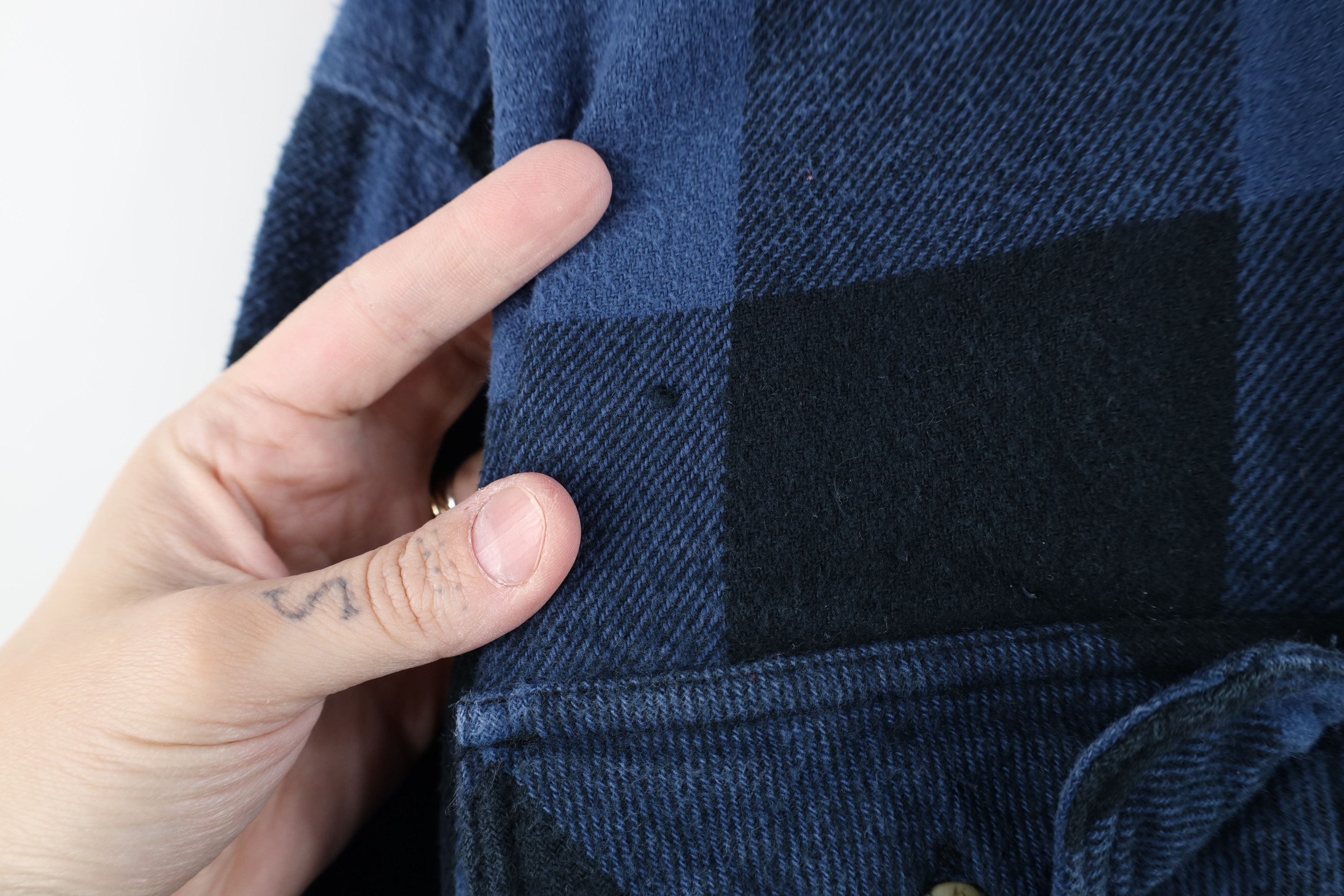 Vintage Vintage 90s Y2K Streetwear Heavyweight Flannel Button Shirt Size US XXL / EU 58 / 5 - 4 Thumbnail