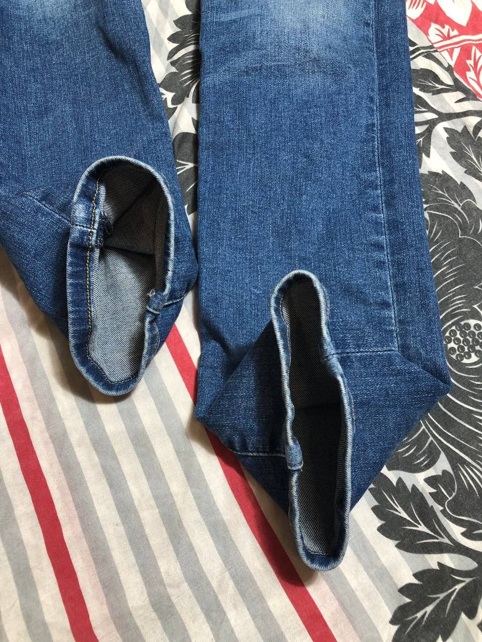 Japanese Brand × Polo Ralph Lauren Crazy Crash Dirty Baggy Faded Jean Japan Avant Garde Style Size US 28 / EU 44 - 3 Thumbnail