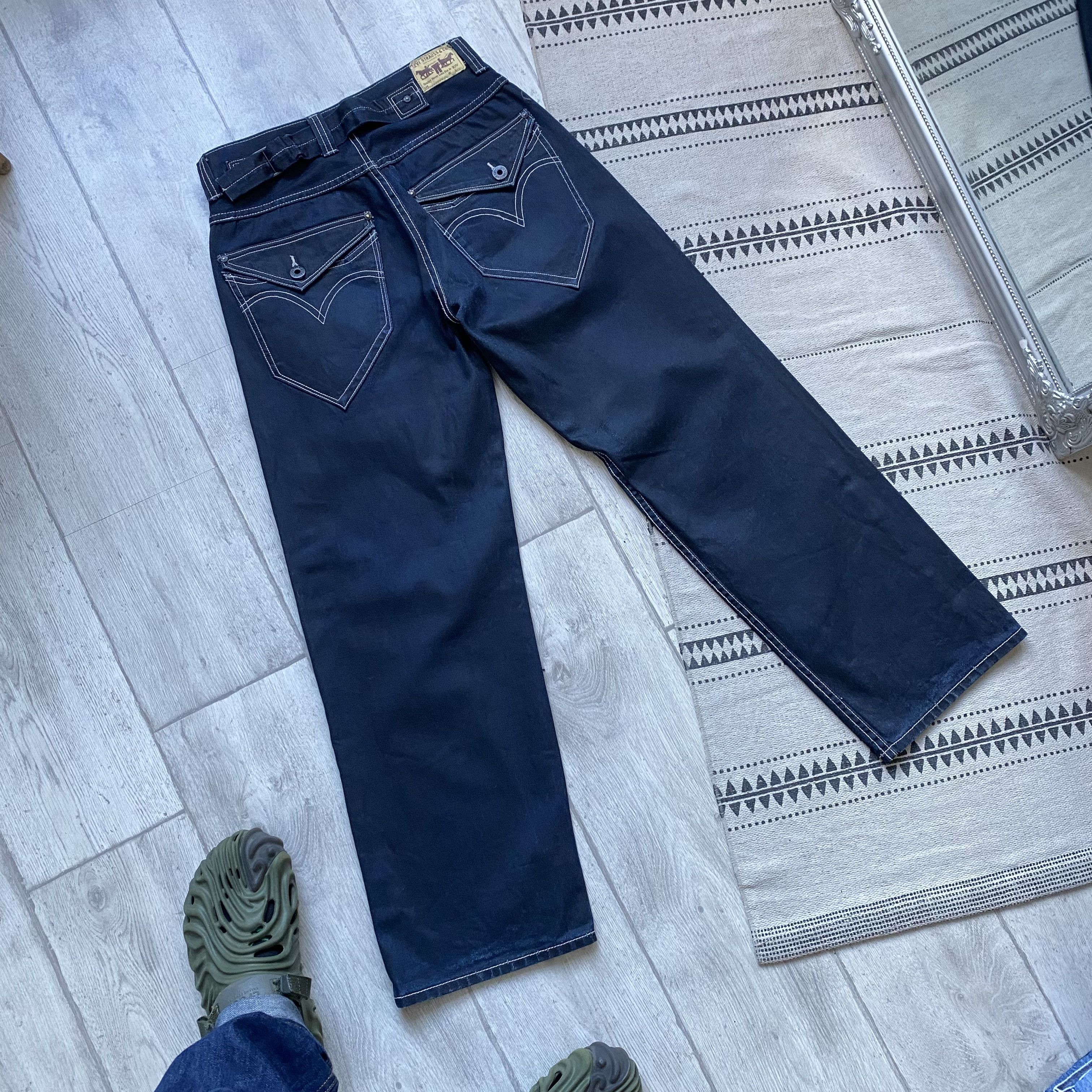Levi's Vintage Clothing 👖 Vintage Y2K Levis 503 jeans Loose denim pants Size US 28 / EU 44 - 8 Thumbnail