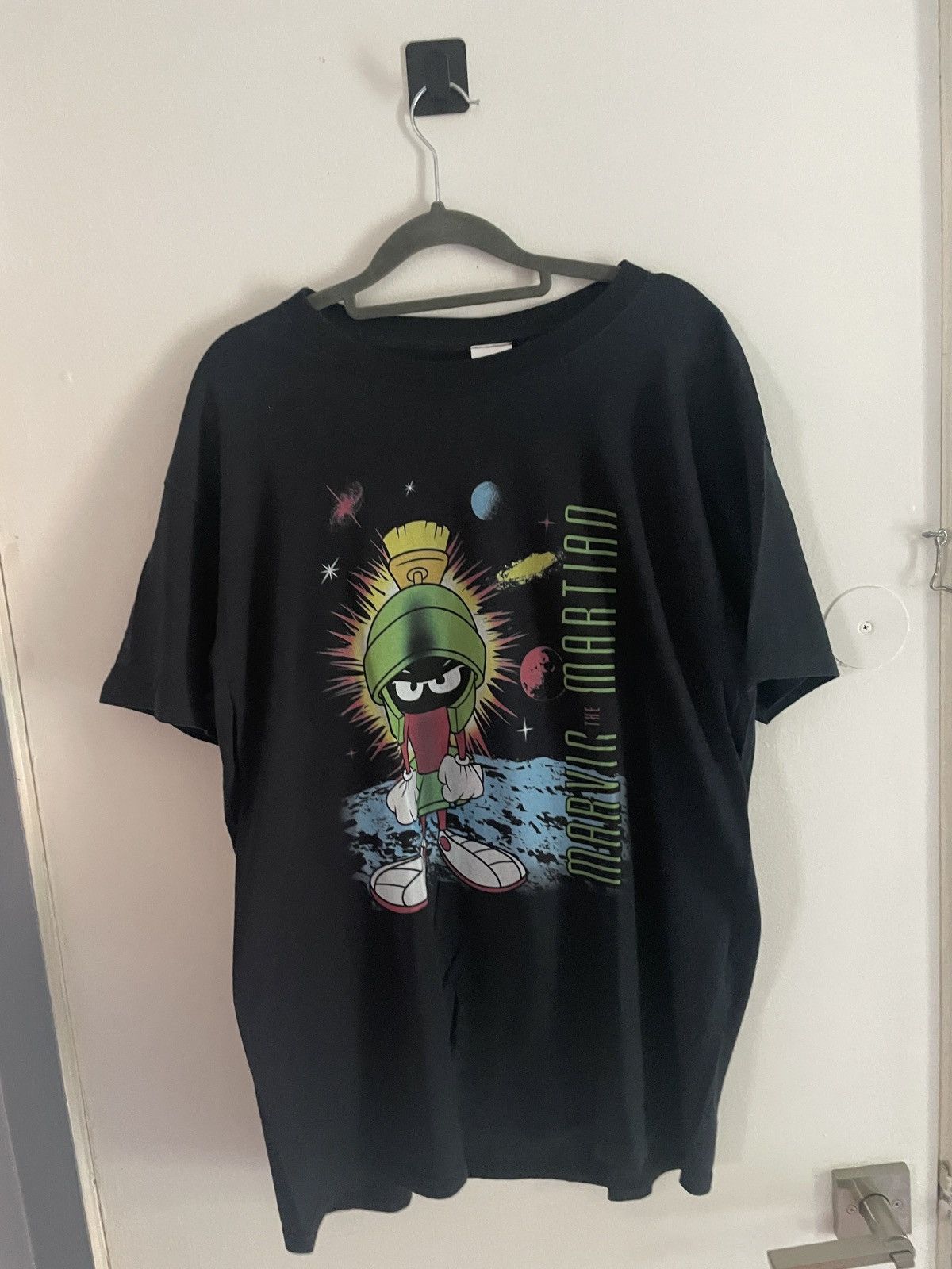 Vintage × Warner Bros Vintage 1990sMarvin The Martian Tee Large Size US L / EU 52-54 / 3 - 2 Thumbnail