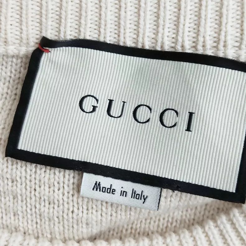 Gucci Gucci Anchor gold buckle cashmere blended knitwear Size US M / EU 48-50 / 2 - 5 Thumbnail