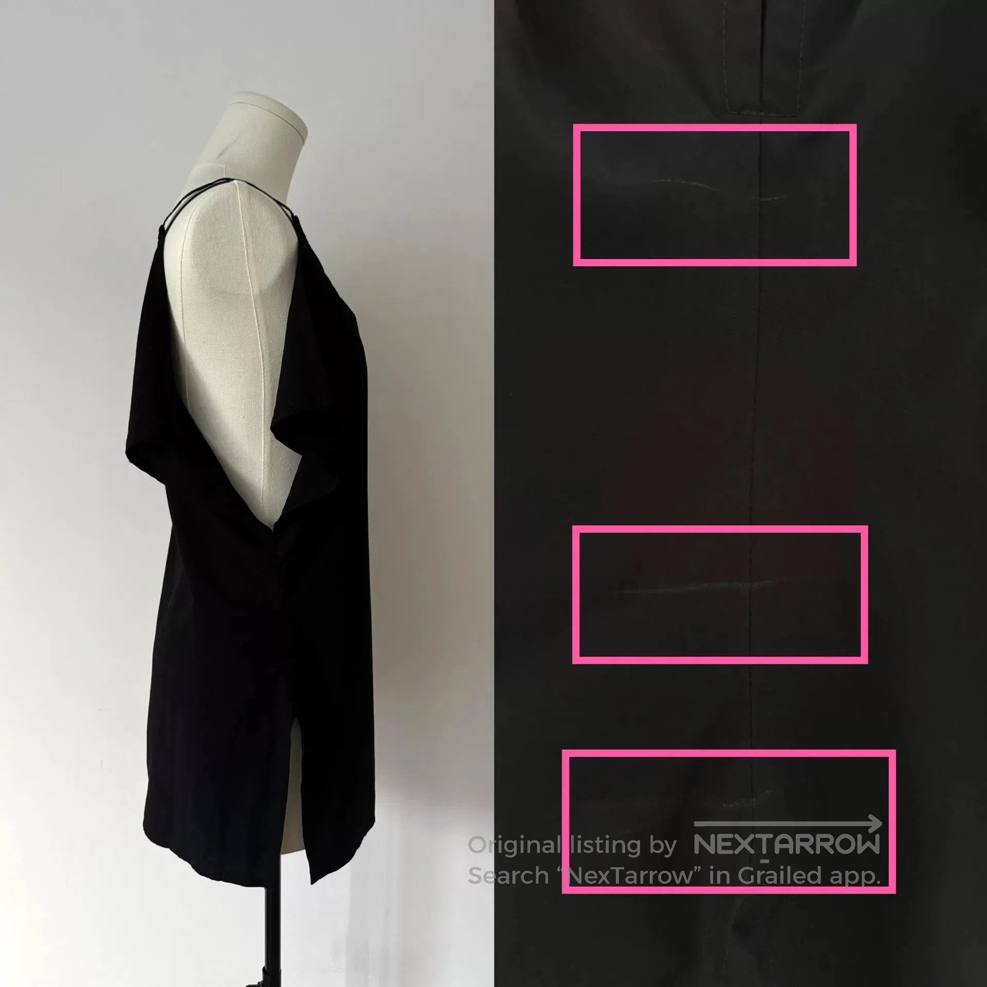 Yohji Yamamoto Black Asymmetric Shoulder Top by Limi Feu. Size S / US 4 / IT 40 - 9 Thumbnail