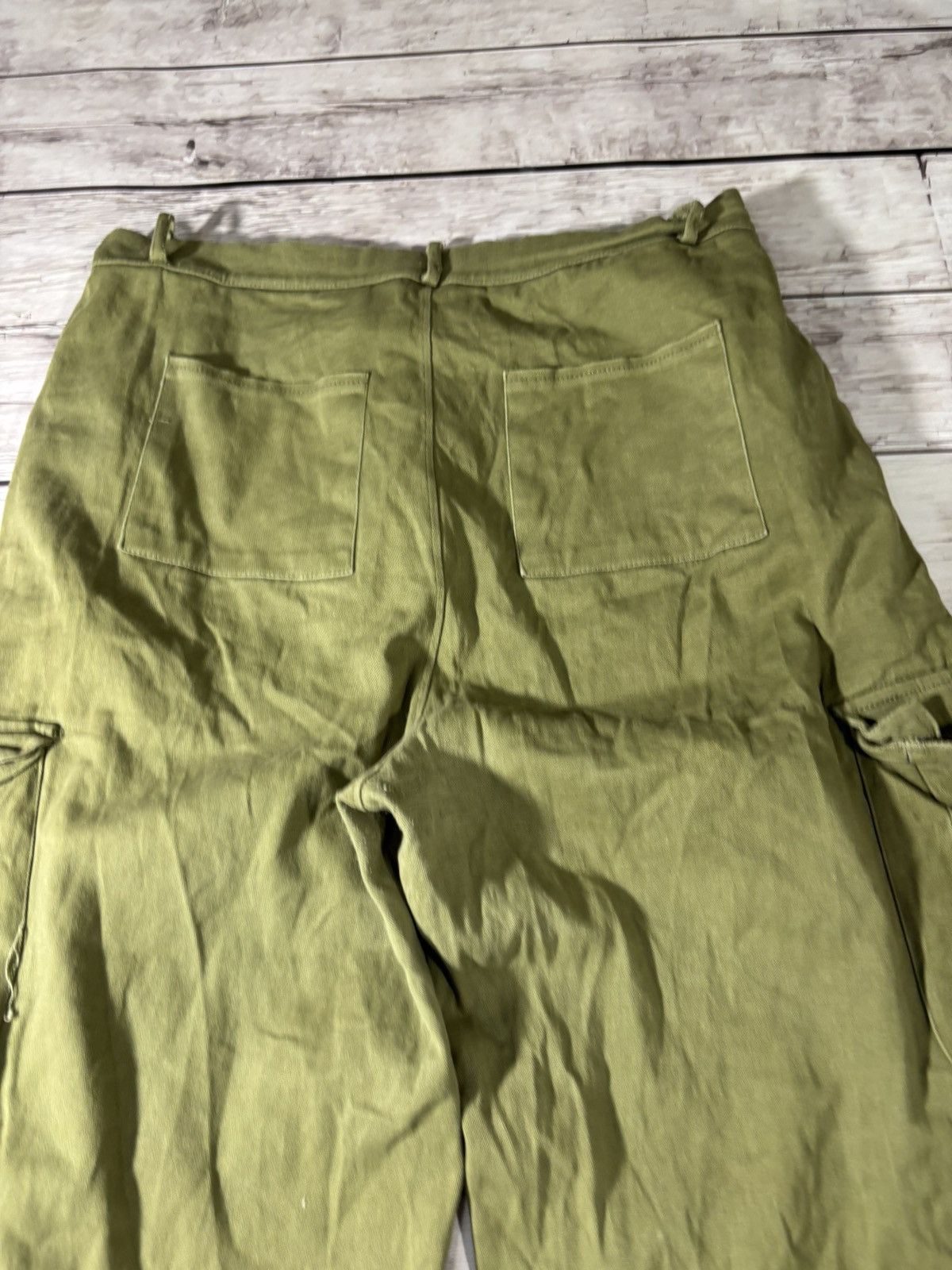 If Six Was Nine × Japanese Brand × Yohji Yamamoto VTG Yohji Yamamoto Junya Watanabe Style Bondage Cargo Pants Size US 32 / EU 48 - 4 Thumbnail