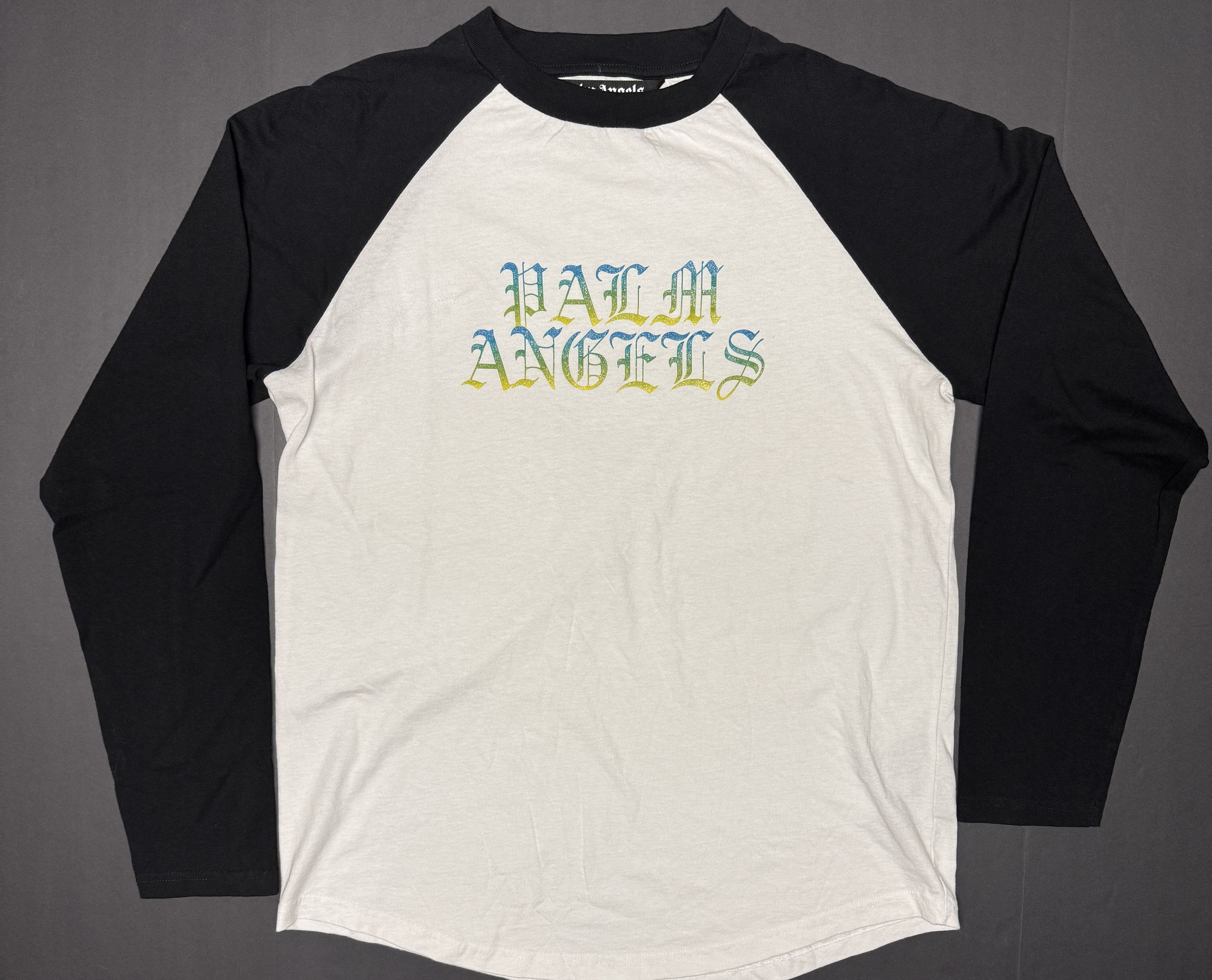 Palm Angels Palm Angels Hue Gothic Vintage Logo T-shirt Size US S / EU 44-46 / 1 - 1 Thumbnail
