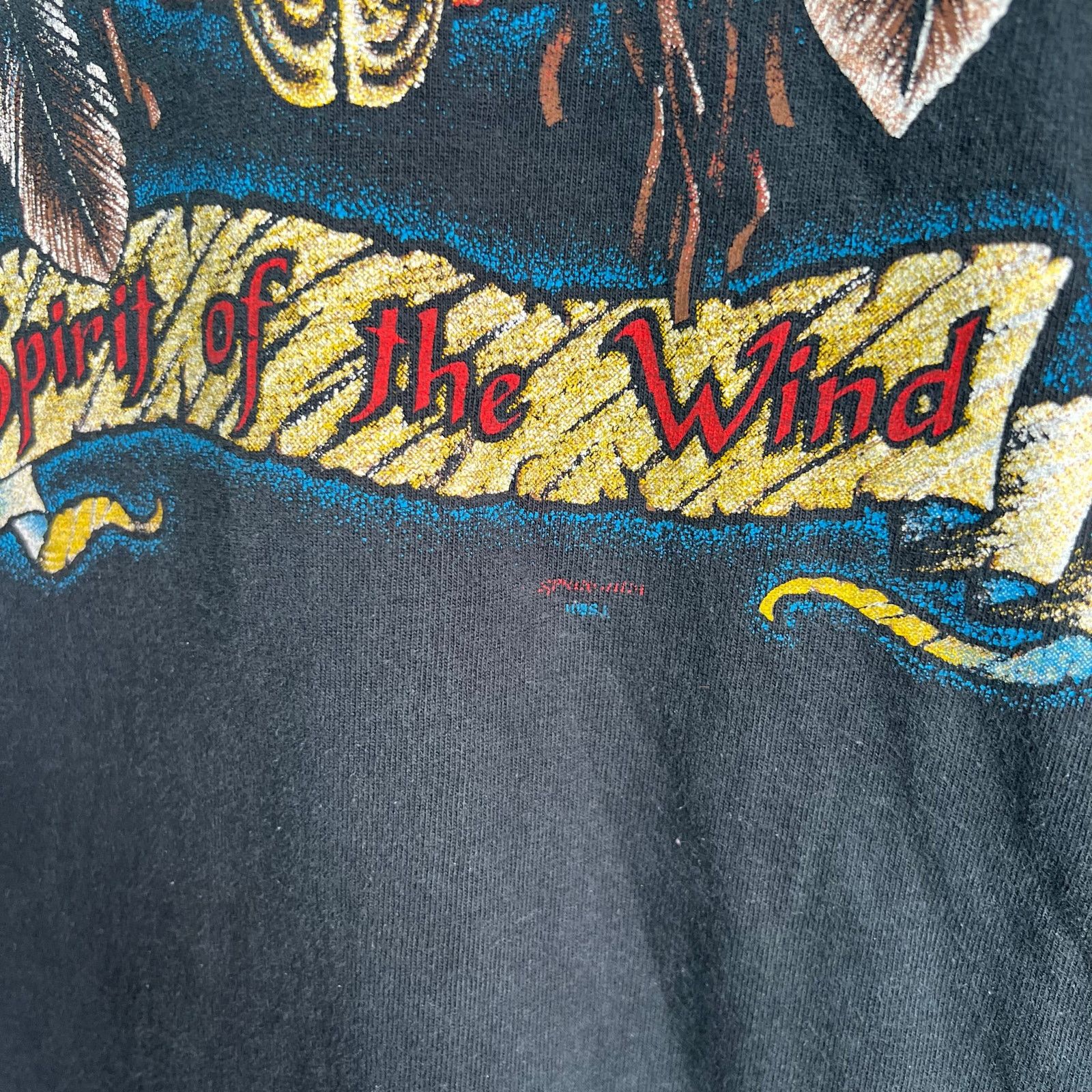 Unknown London Vintage Spirit Of The Wind 3D Emblem Black Shirt Large Size US L / EU 52-54 / 3 - 6 Thumbnail