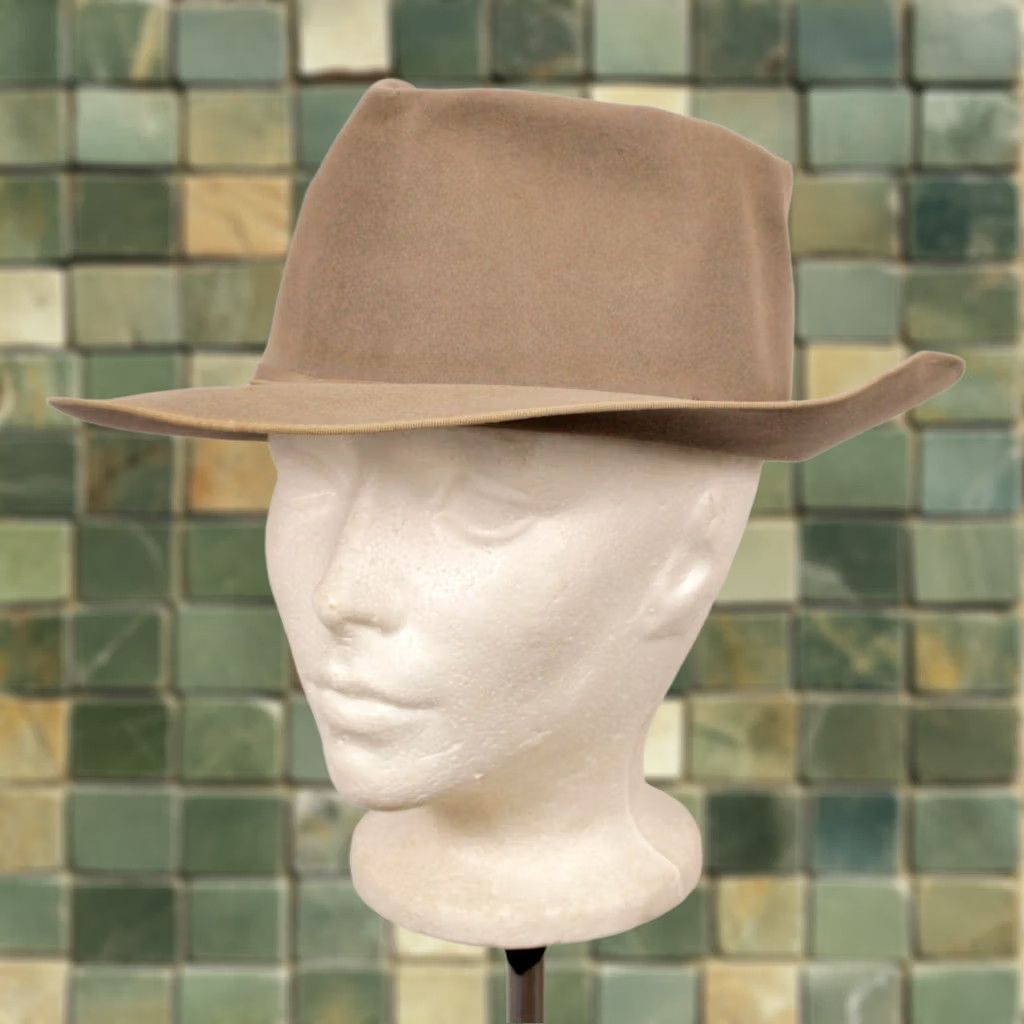 Vintage VINTAGE Dobbs Fedora Hat Men's 7 50s Grey Size ONE SIZE - 1 Thumbnail