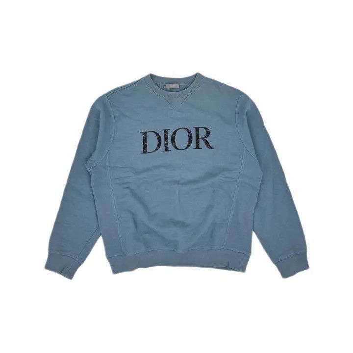 Dior Dior Dior Logo Print Sweatshirt for Men 0079-2507 Size US L / EU 52-54 / 3 - 1 Thumbnail