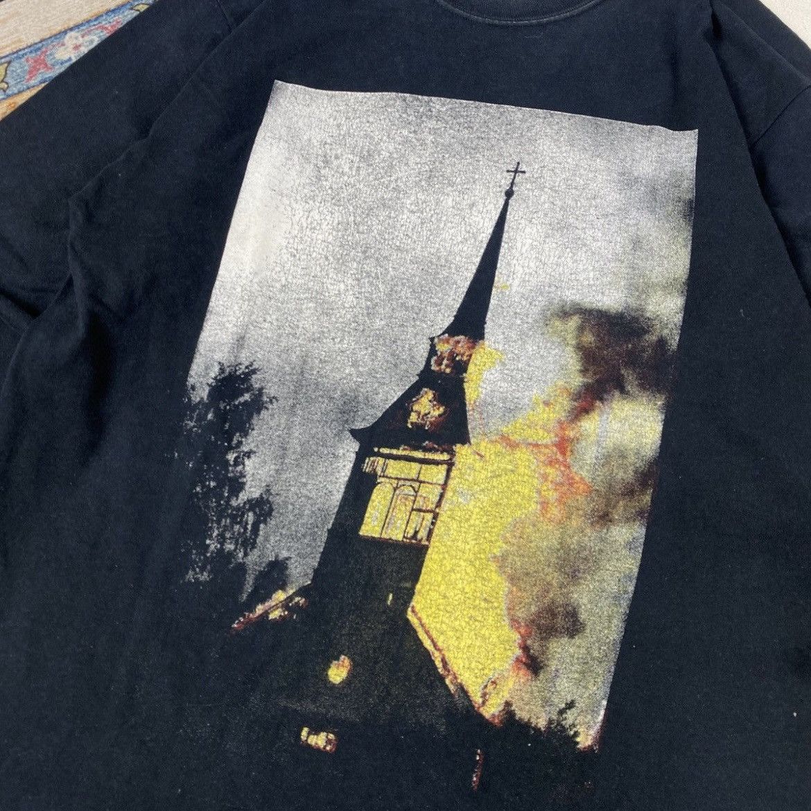 4GSELLER Vintage mayhem " lord of chaos " longsleeve band Size US M / EU 48-50 / 2 - 2 Thumbnail