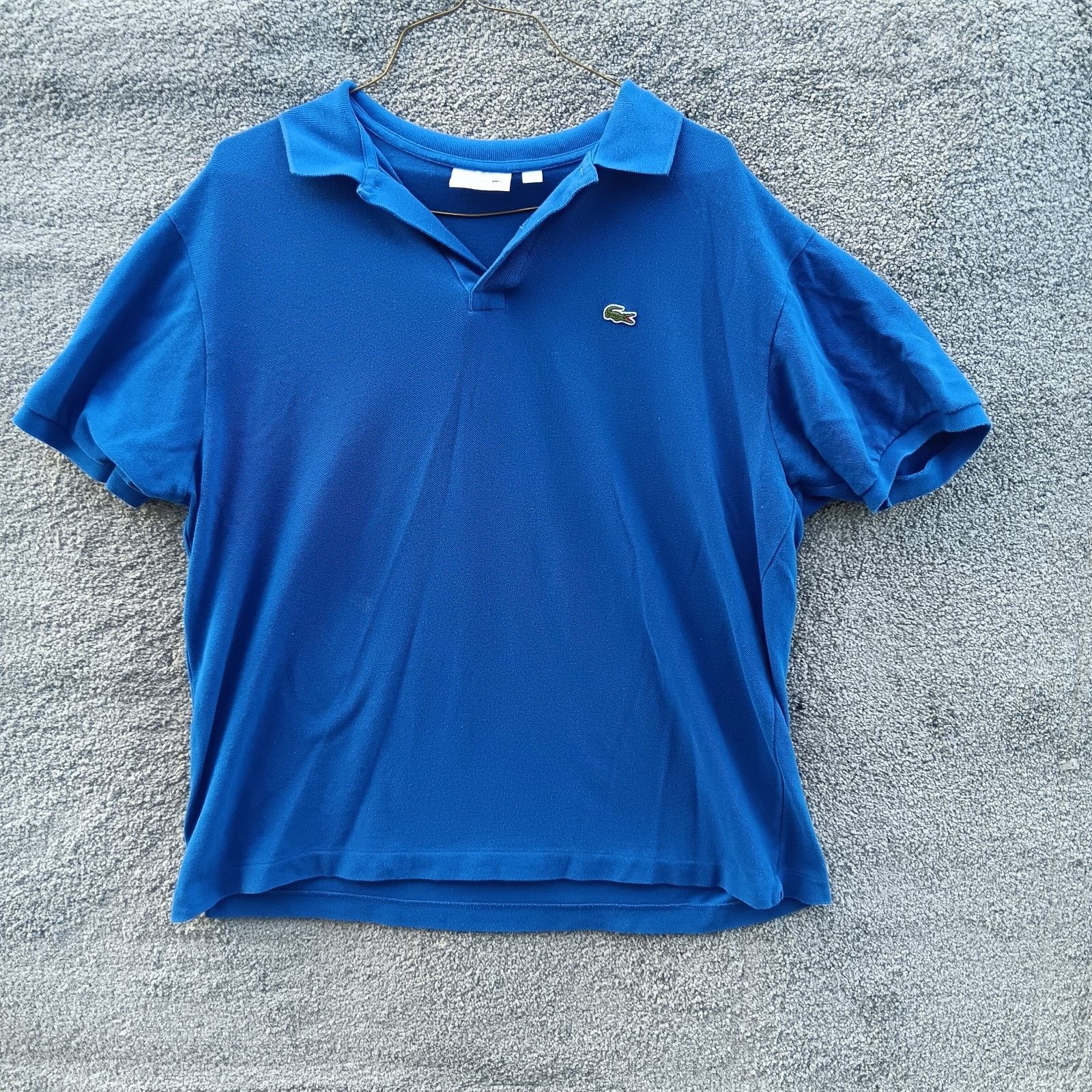 Lacoste Lacoste Polo Shirt Mens 4XL Blue Croc Logo Classic Fit Size US XXL / EU 58 / 5 - 1 Thumbnail