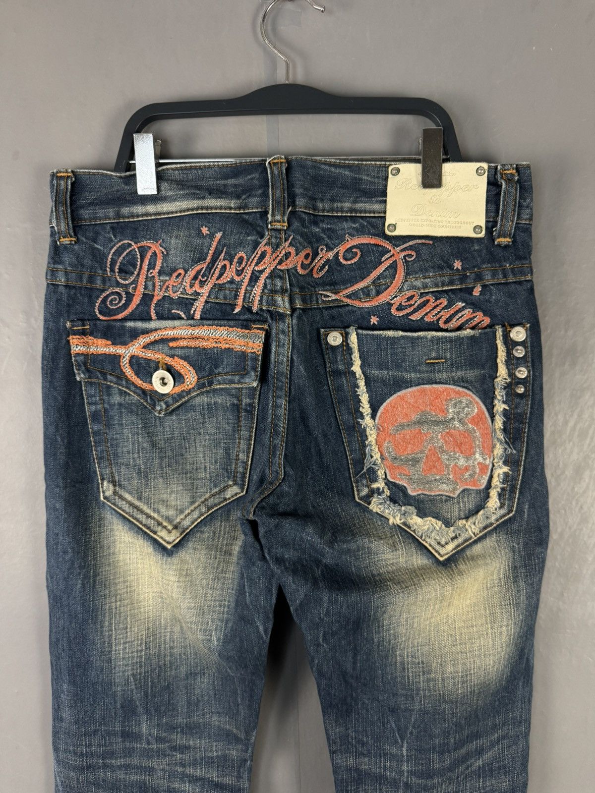 Vintage VINTAGE REDPAPPER JAPANESE STYLE DISTRESSED DENIM Size US 30 / EU 46 - 4 Thumbnail