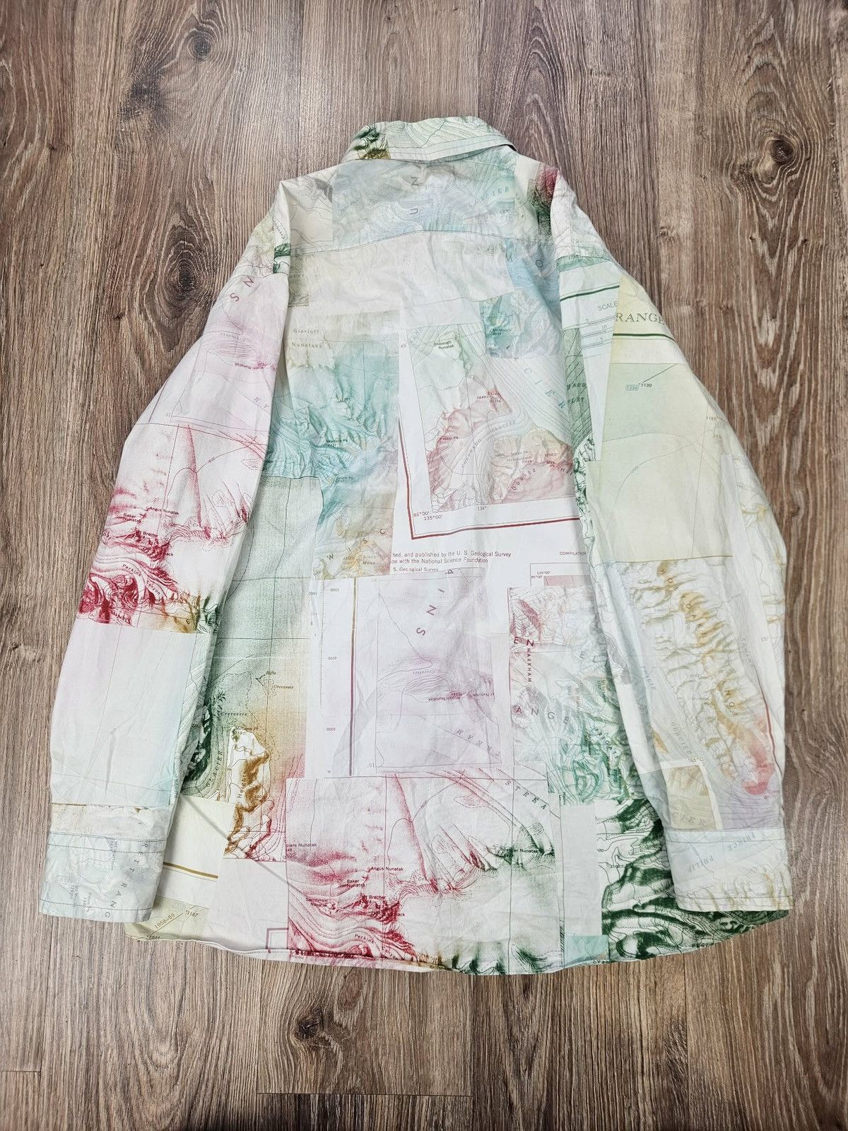 Acne Studios ACNE STUDIOS MAP DRESS SHIRT LONG SLEEVE Size US S / EU 44-46 / 1 - 7 Thumbnail