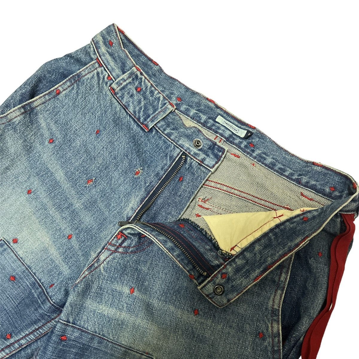 Undercover SS02 Undercover The illusion of haze patchwork denim Size US 30 / EU 46 - 4 Thumbnail