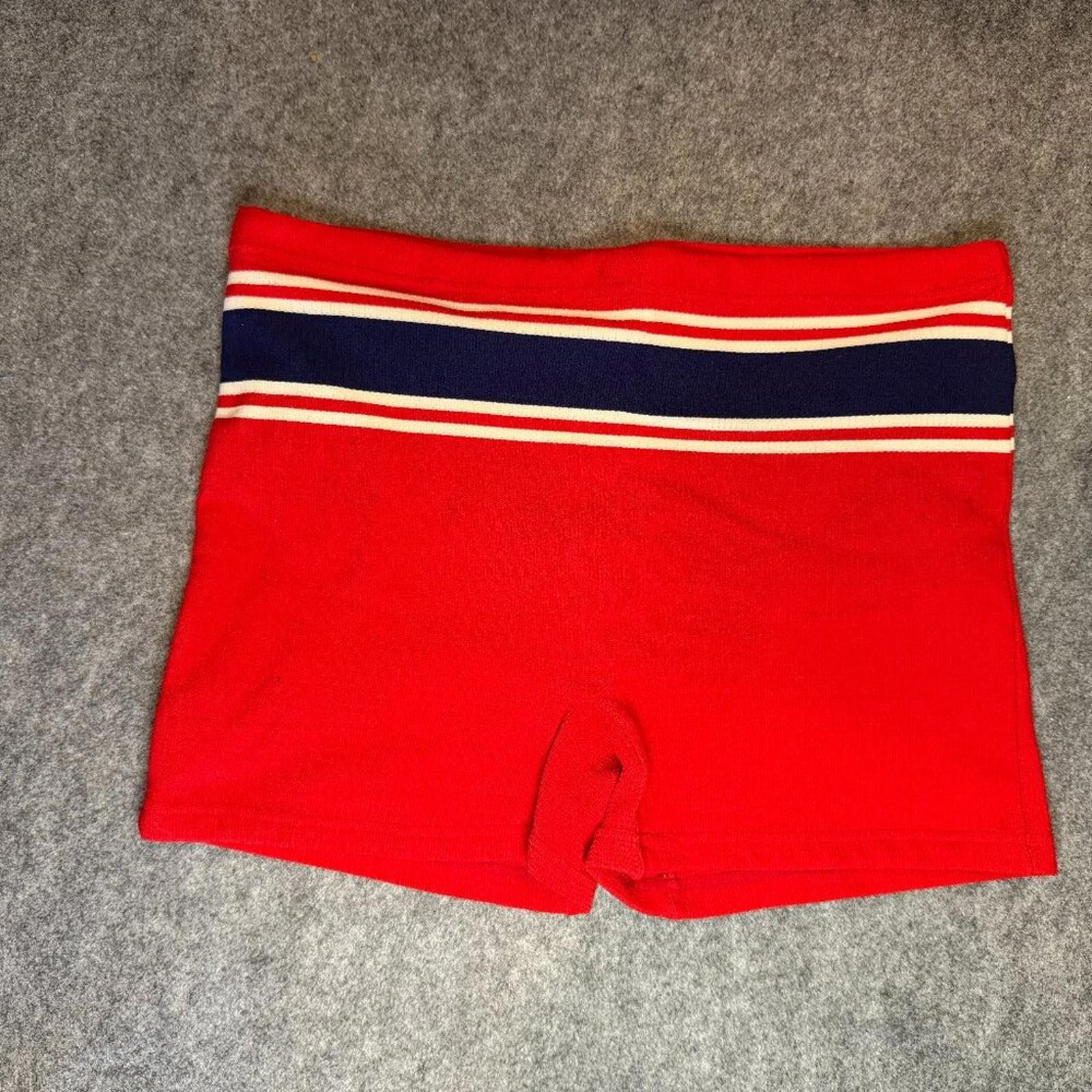 Other Surfville Vintage Men’s Swim Brief Red Striped Made in Japan Size US 32 / EU 48 - 1 Thumbnail