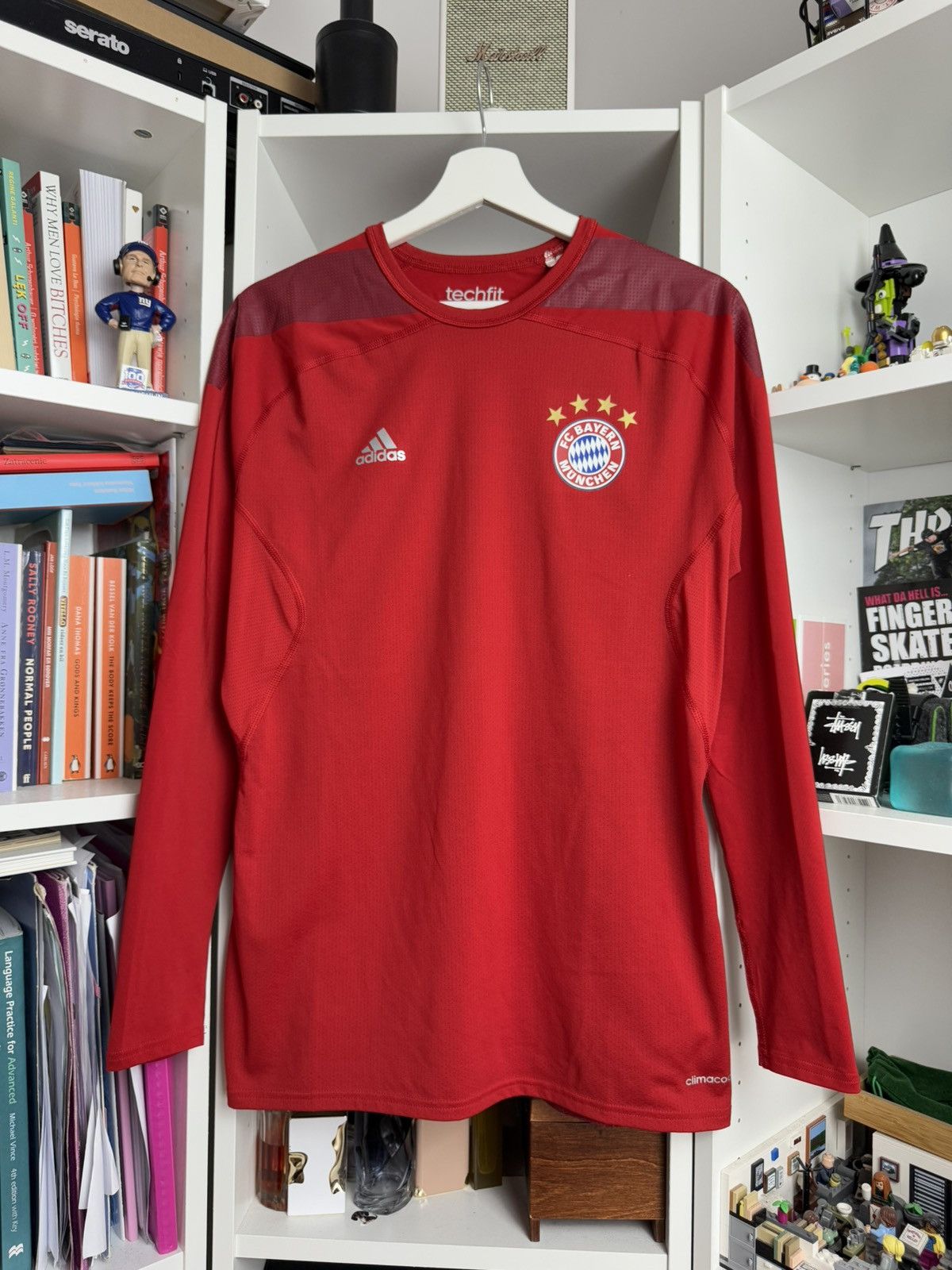 Adidas Adidas Bayern Munich techfit 2015 Trening longsleeve jersey Size US XL / EU 56 / 4 - 1 Thumbnail