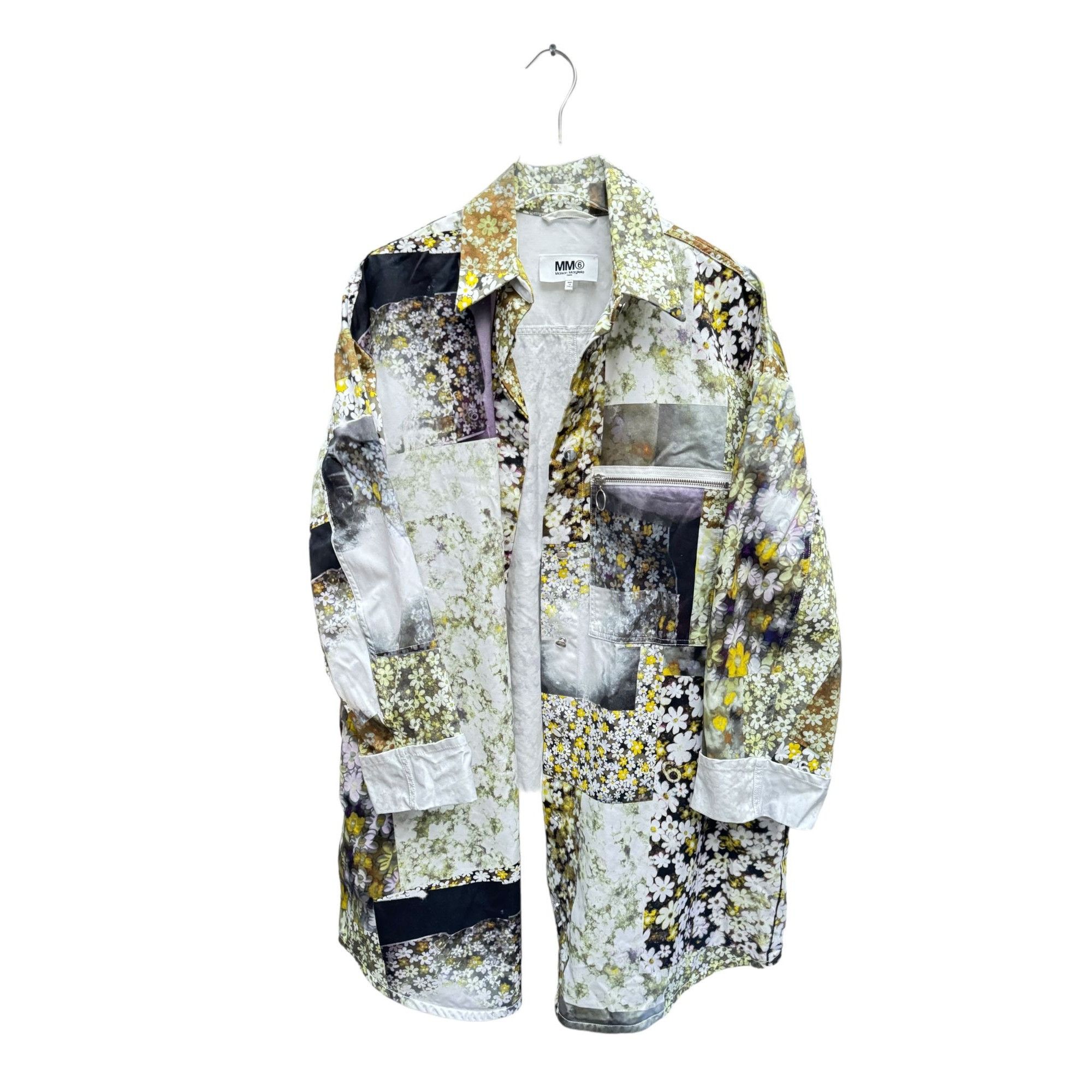 Maison Margiela SS 2016 Floral Cotton Coat Size M / US 6-8 / IT 42-44 - 3 Thumbnail
