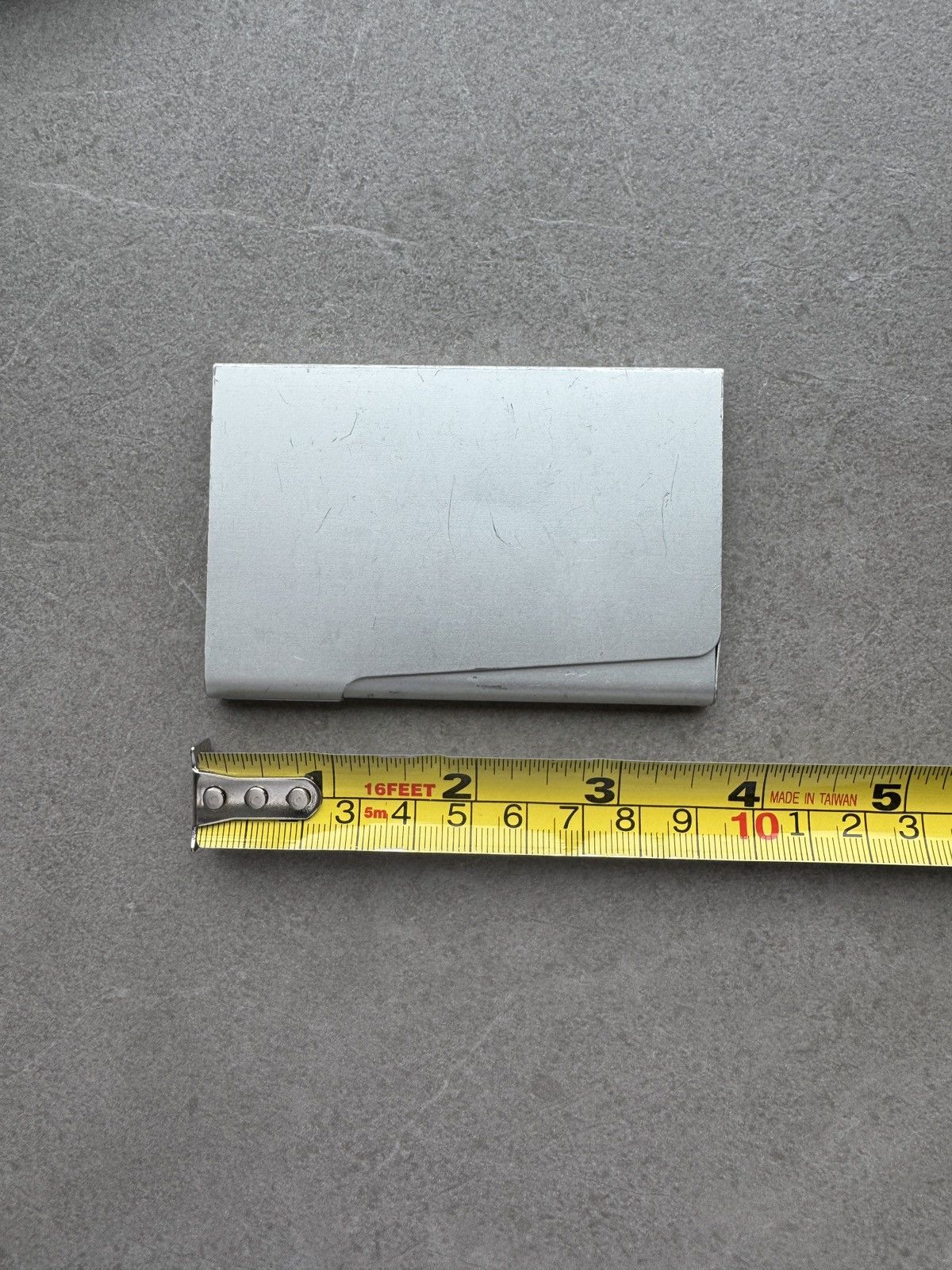 Japanese Brand Minimal Design Aluminium Super Light Card Holder Case Flip Box Size ONE SIZE - 10 Thumbnail