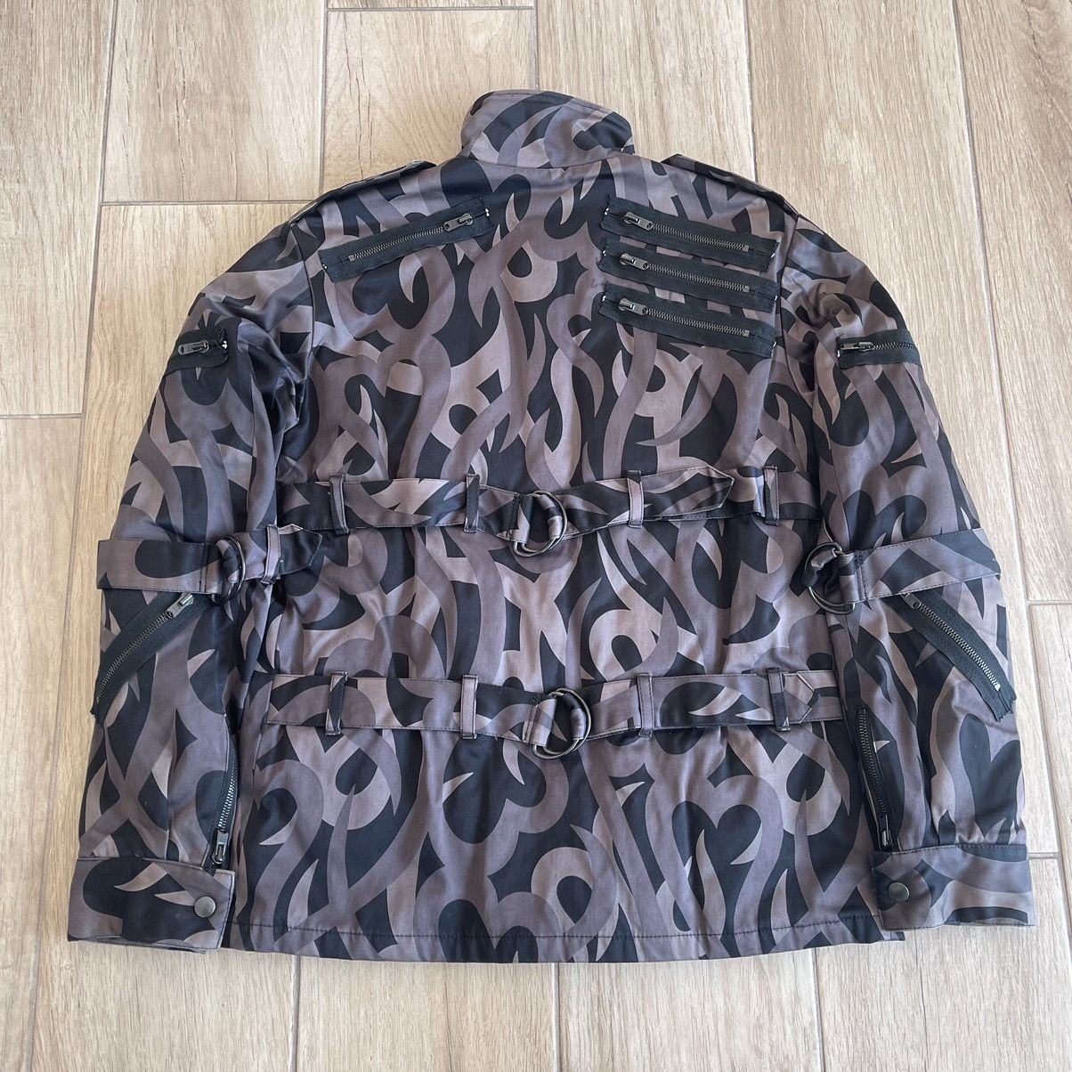 Number (N)ine AW2004 'Give Peace A Chance' Tribal Heart Camo Down Jacket Size US M / EU 48-50 / 2 - 2 Thumbnail